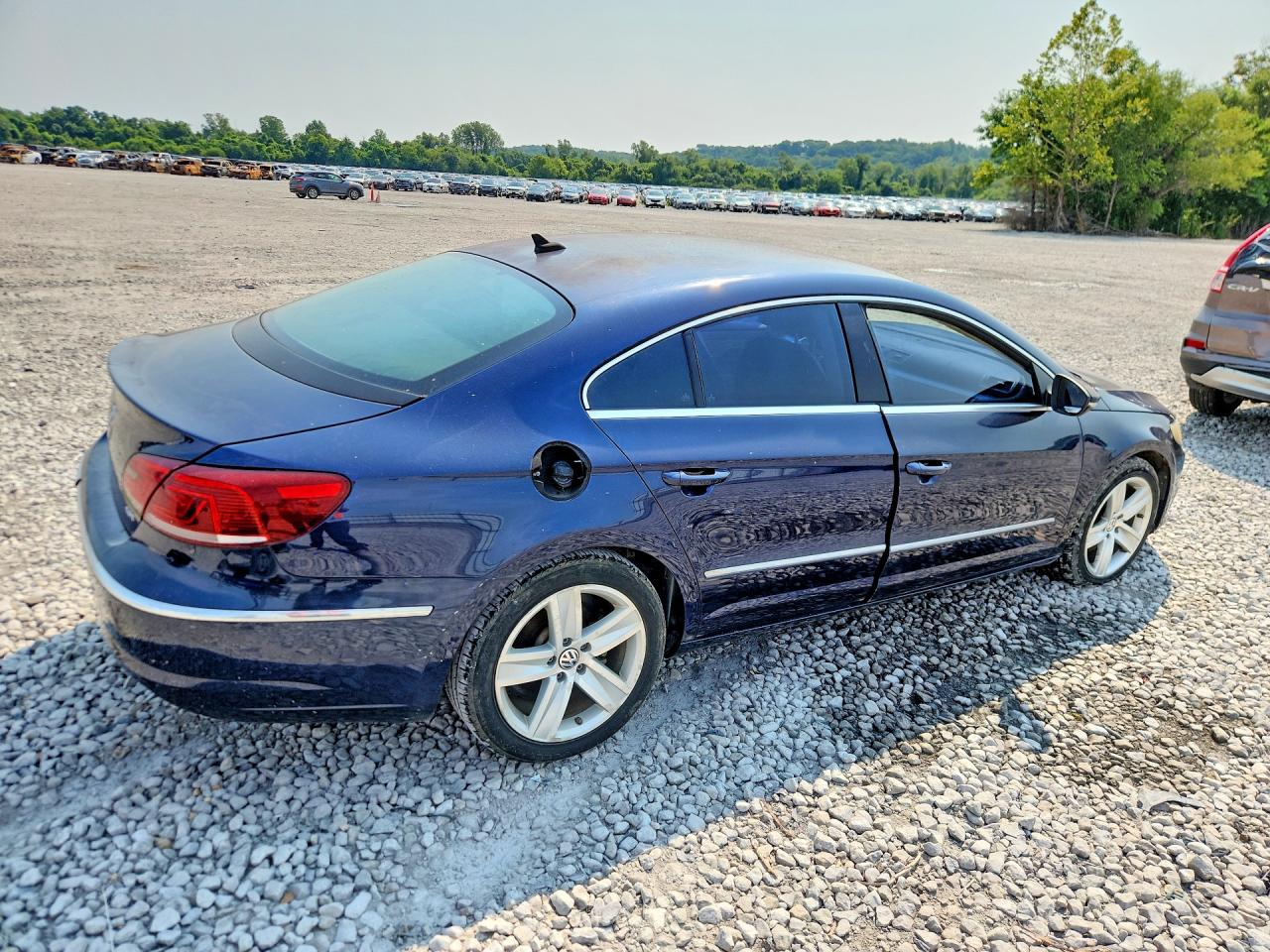 2013 Volkswagen Cc Sport Blue vin: WVWBN7ANXDE510233