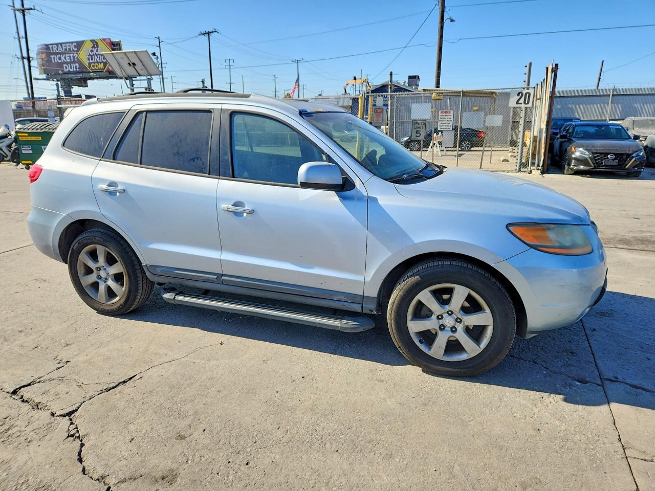 2008 Hyundai Santa Fe Se Silver vin: 5NMSH73E78H176945