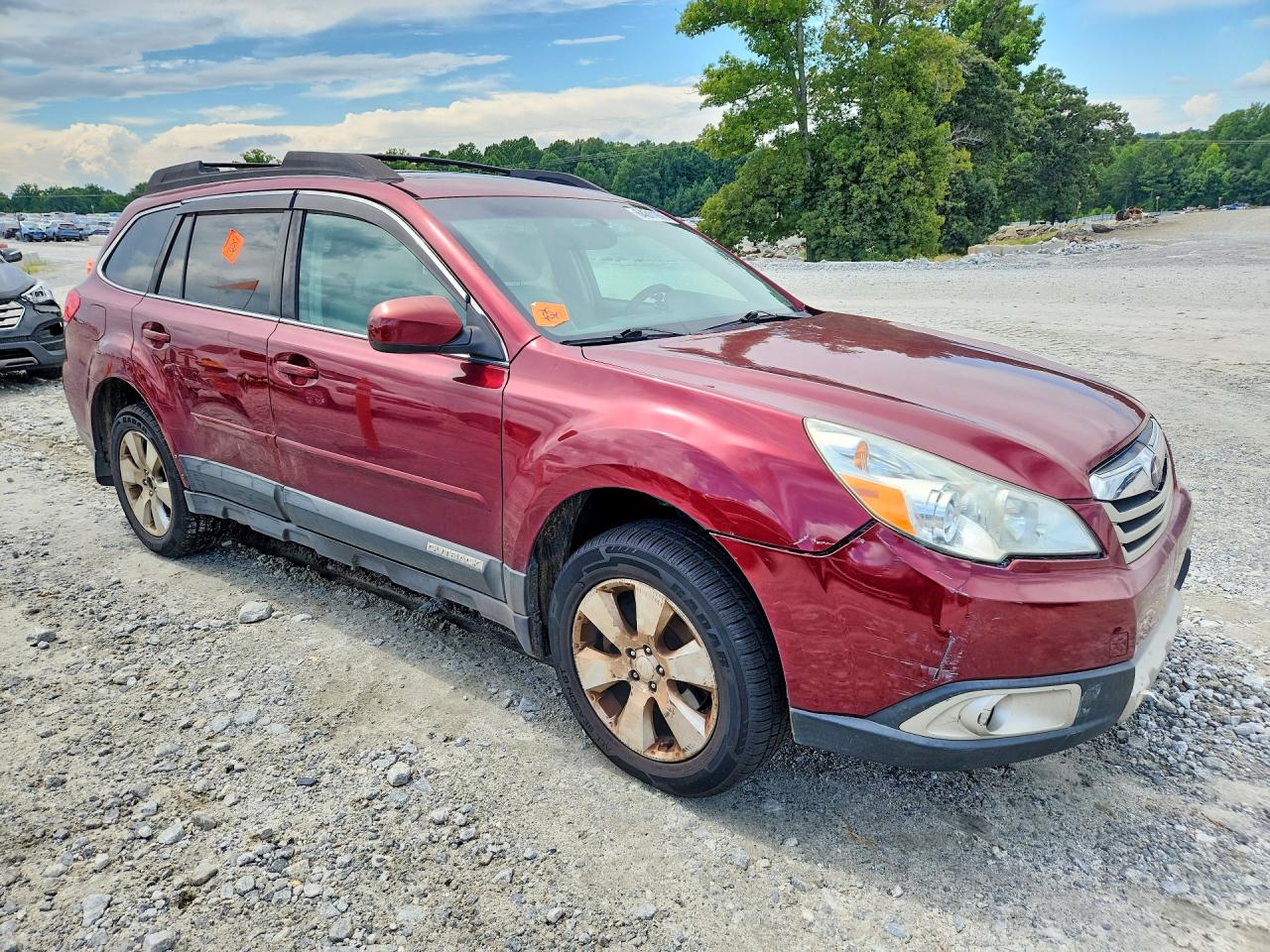 2011 Subaru Outback 3.6r Limited Red vin: 4S4BRDKC1B2415036
