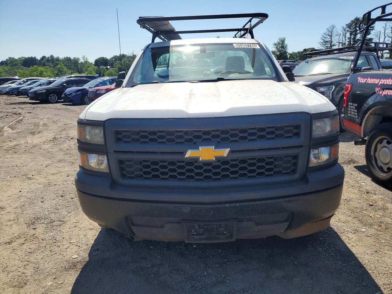 2014 Chevrolet Silverado C1500 Белый vin: 1GCNCPEH1EZ381221