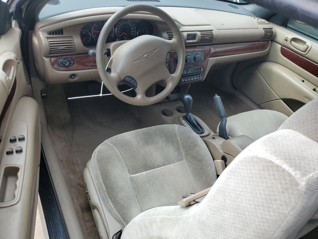 2002 Chrysler Sebring Lxi White vin: 1C3EL55R72N309234