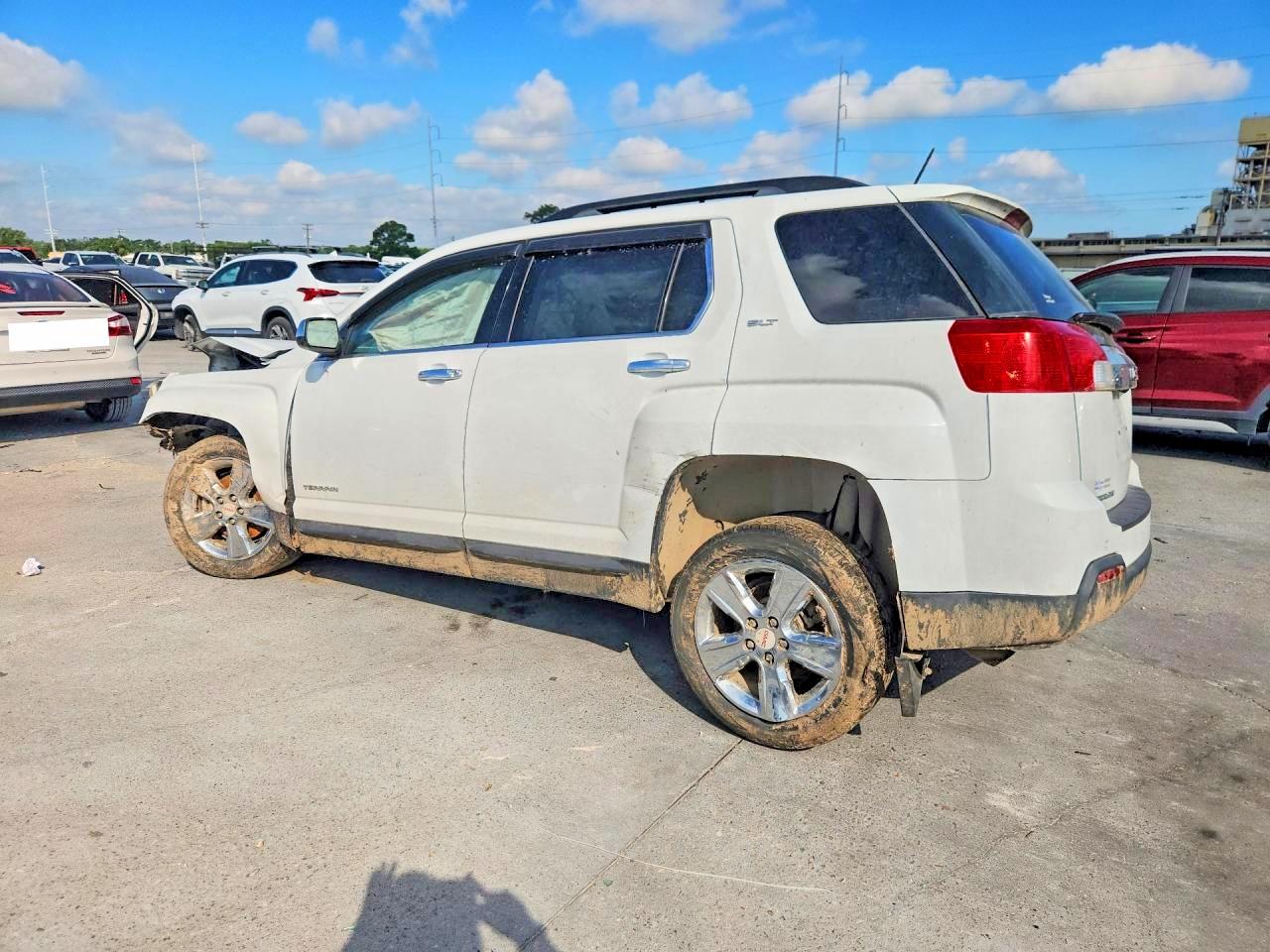 2015 Gmc Terrain Slt White vin: 2GKALSEK5F6154130