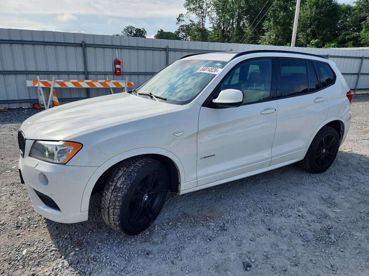 2014 Bmw X3 Xdrive35i White vin: 5UXWX7C59E0E81638