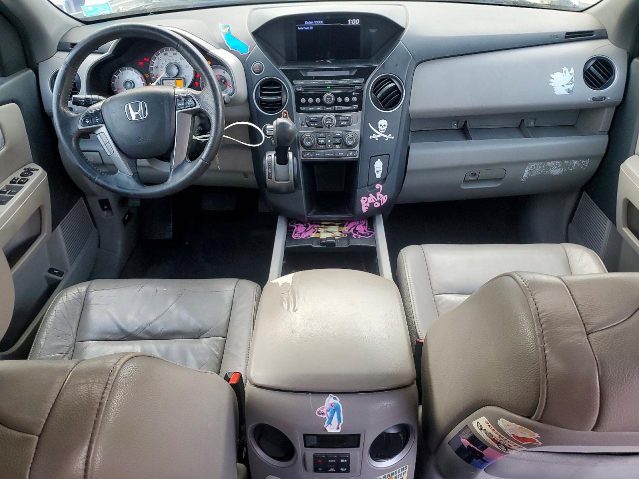 2012 Honda Pilot Exl Silver vin: 5FNYF4H59CB081918