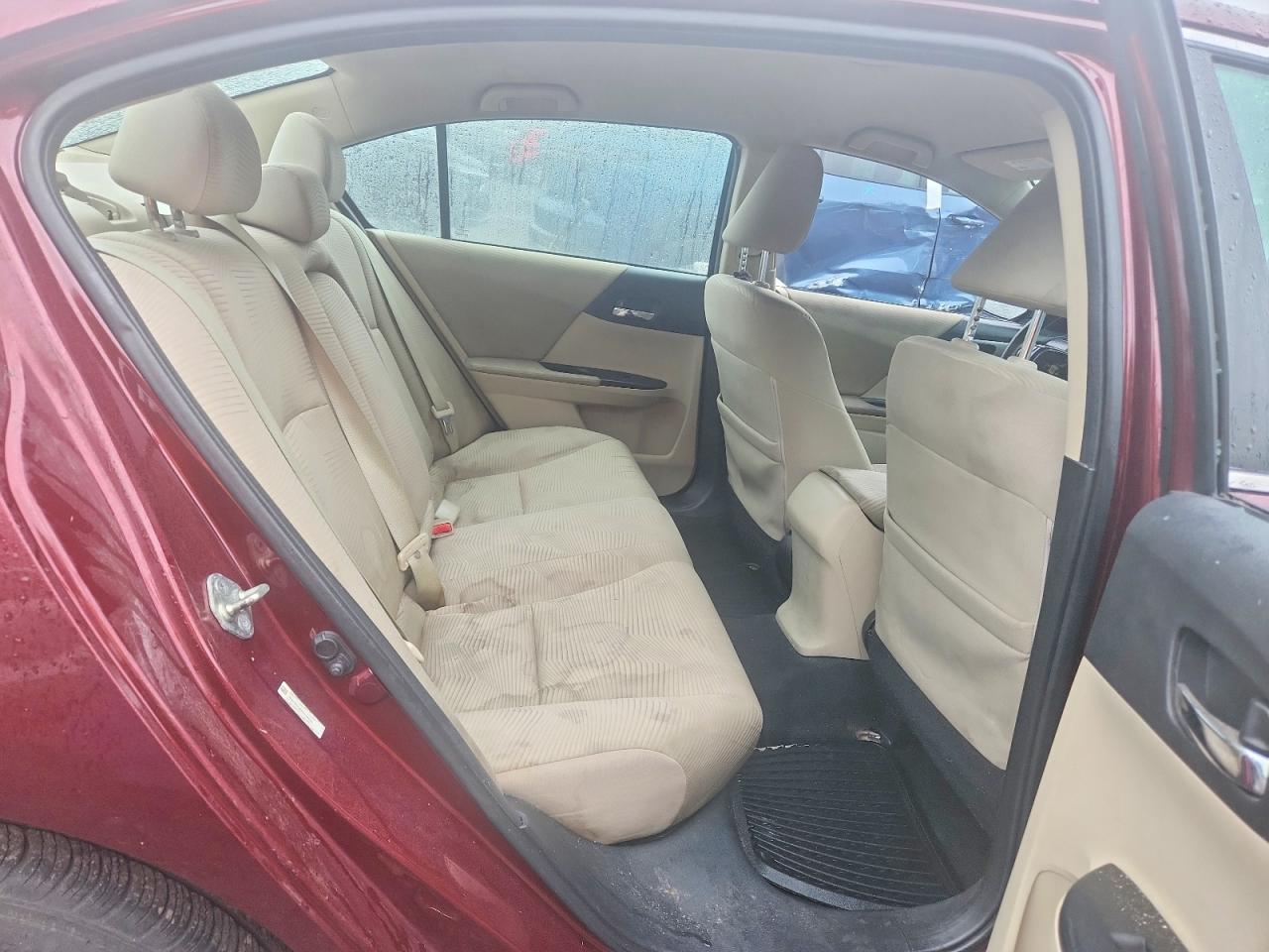 2014 Honda Accord Lx Maroon vin: 1HGCR2F35EA059435