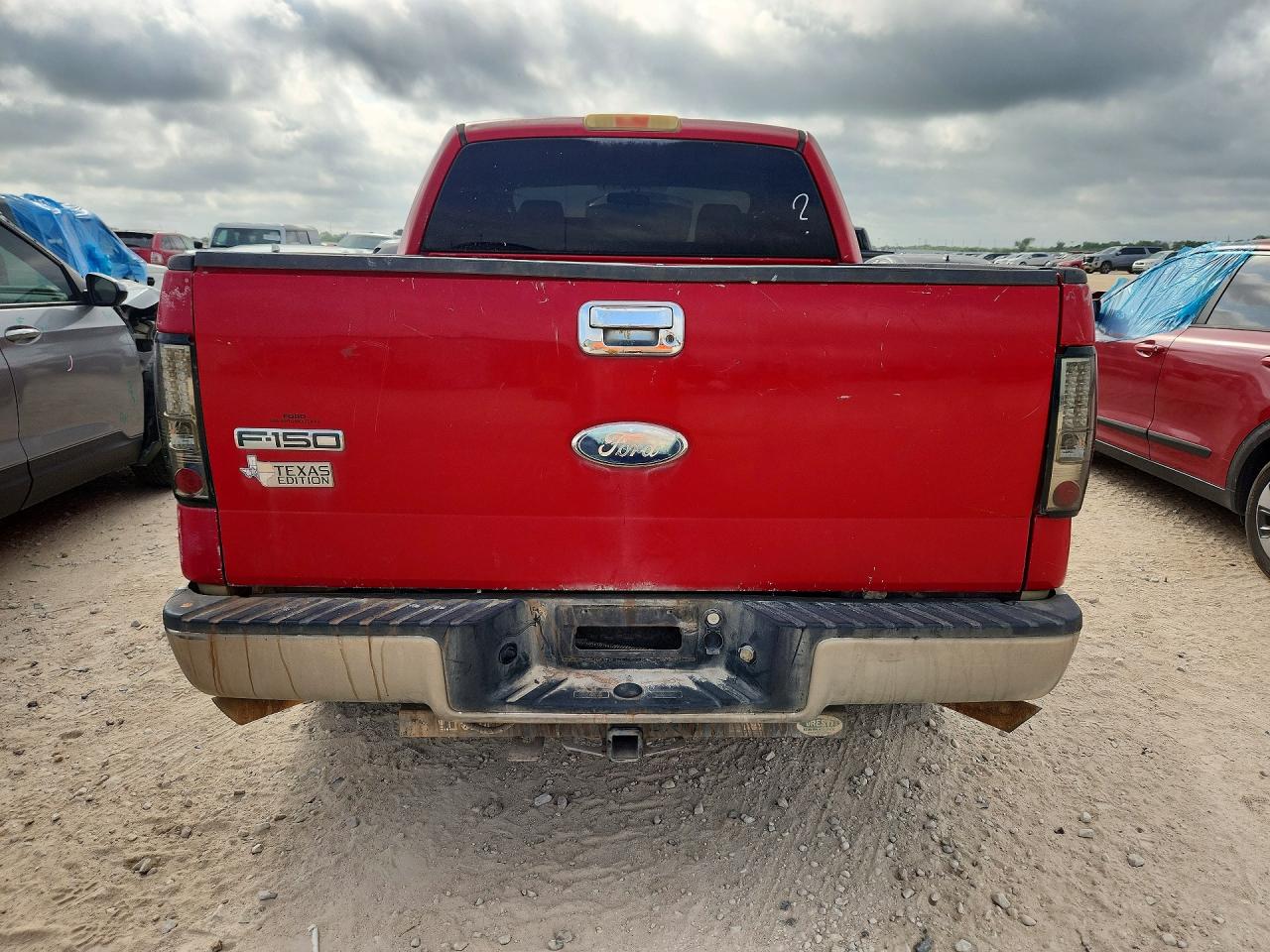 2007 Ford F150 Supercrew Red vin: 1FTRW12WX7FB82830