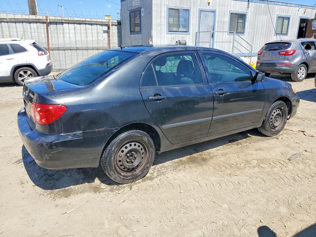 2006 Toyota Corolla Ce Black vin: JTDBR32E860065597