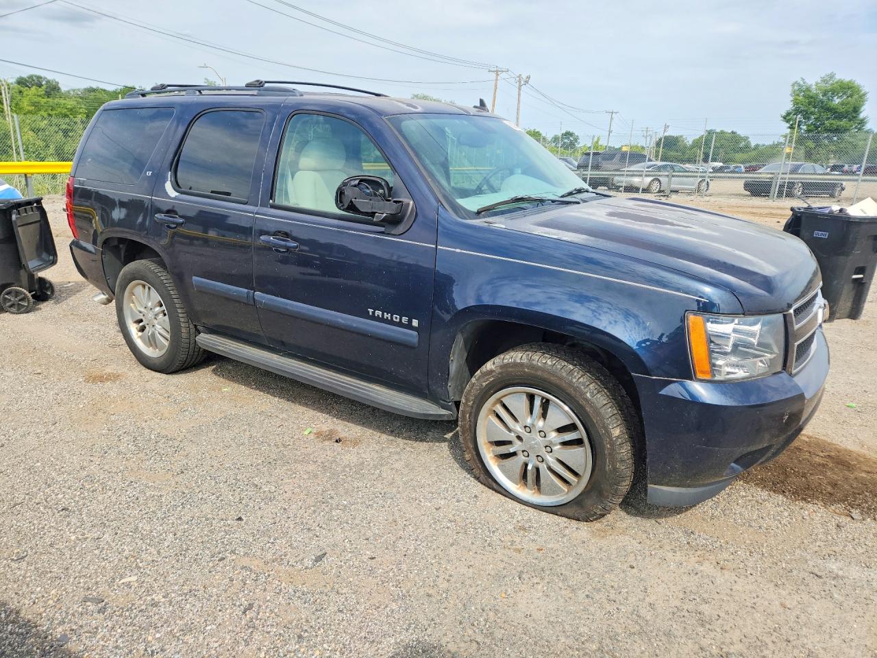 2008 Chevrolet Tahoe K1500 Blue vin: 1GNFK13028J220968