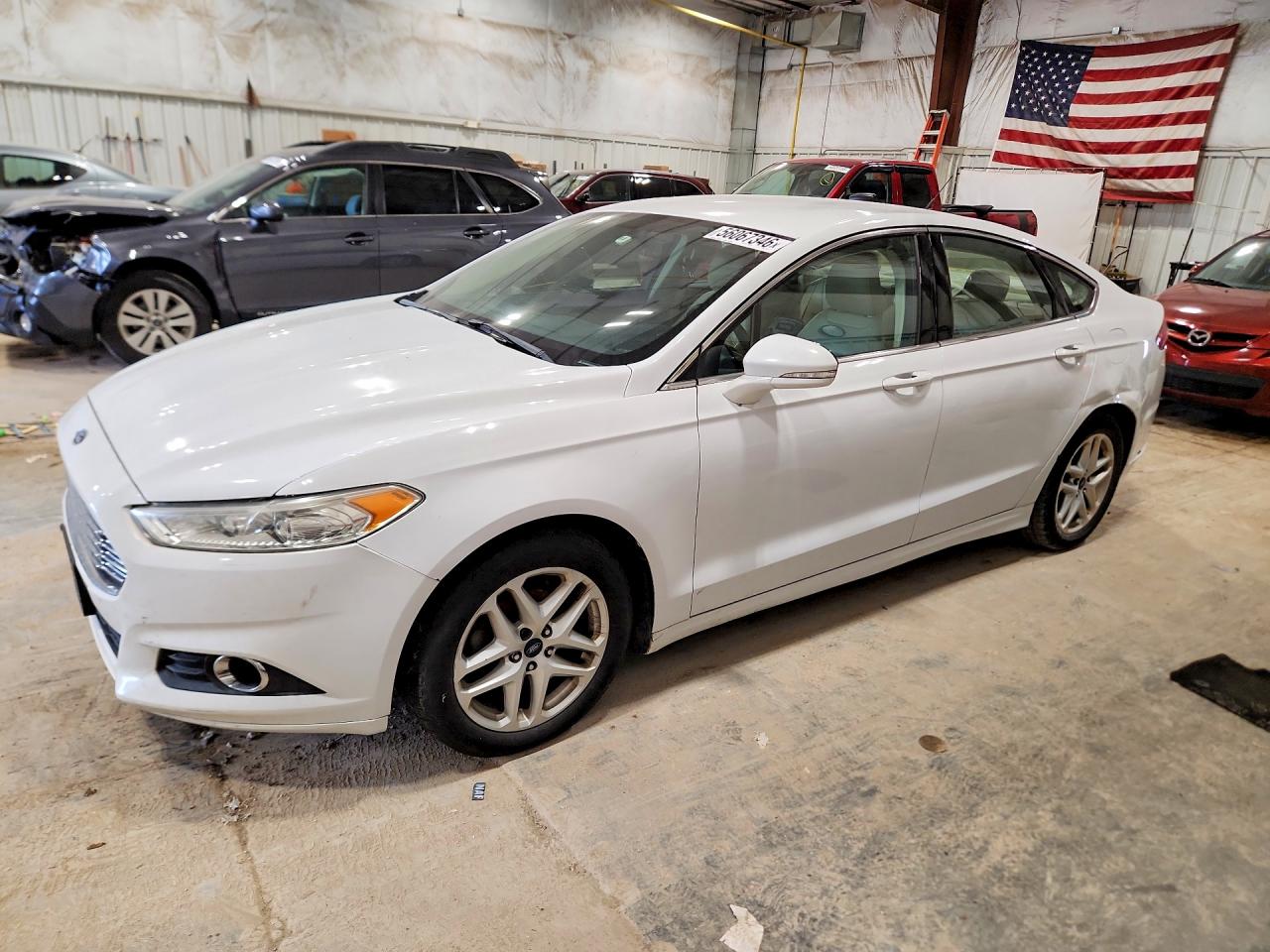 2016 Ford Fusion Se White vin: 1FA6P0HDXG5132327
