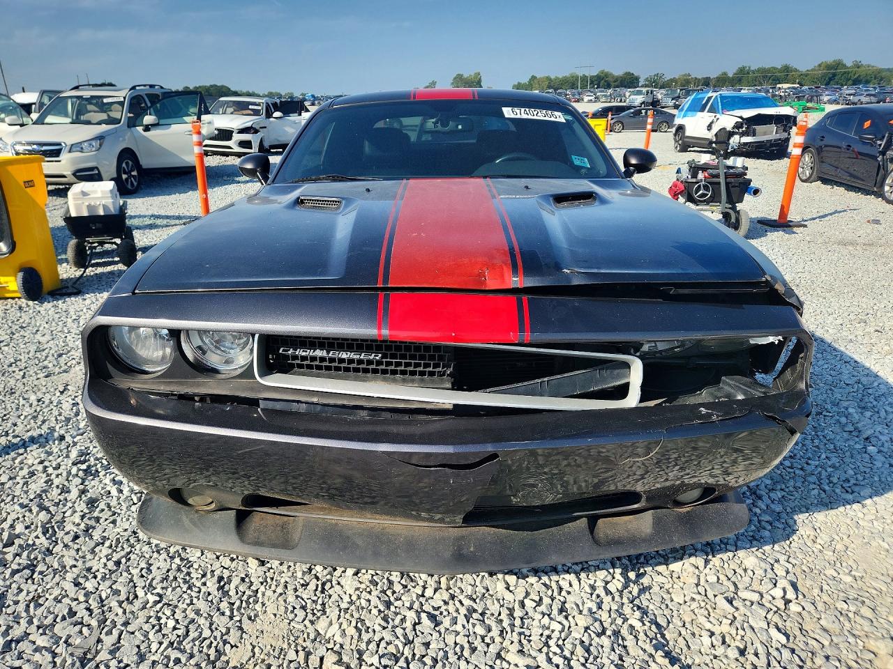 2014 Dodge Challenger Sxt Gray vin: 2C3CDYAGXEH142584