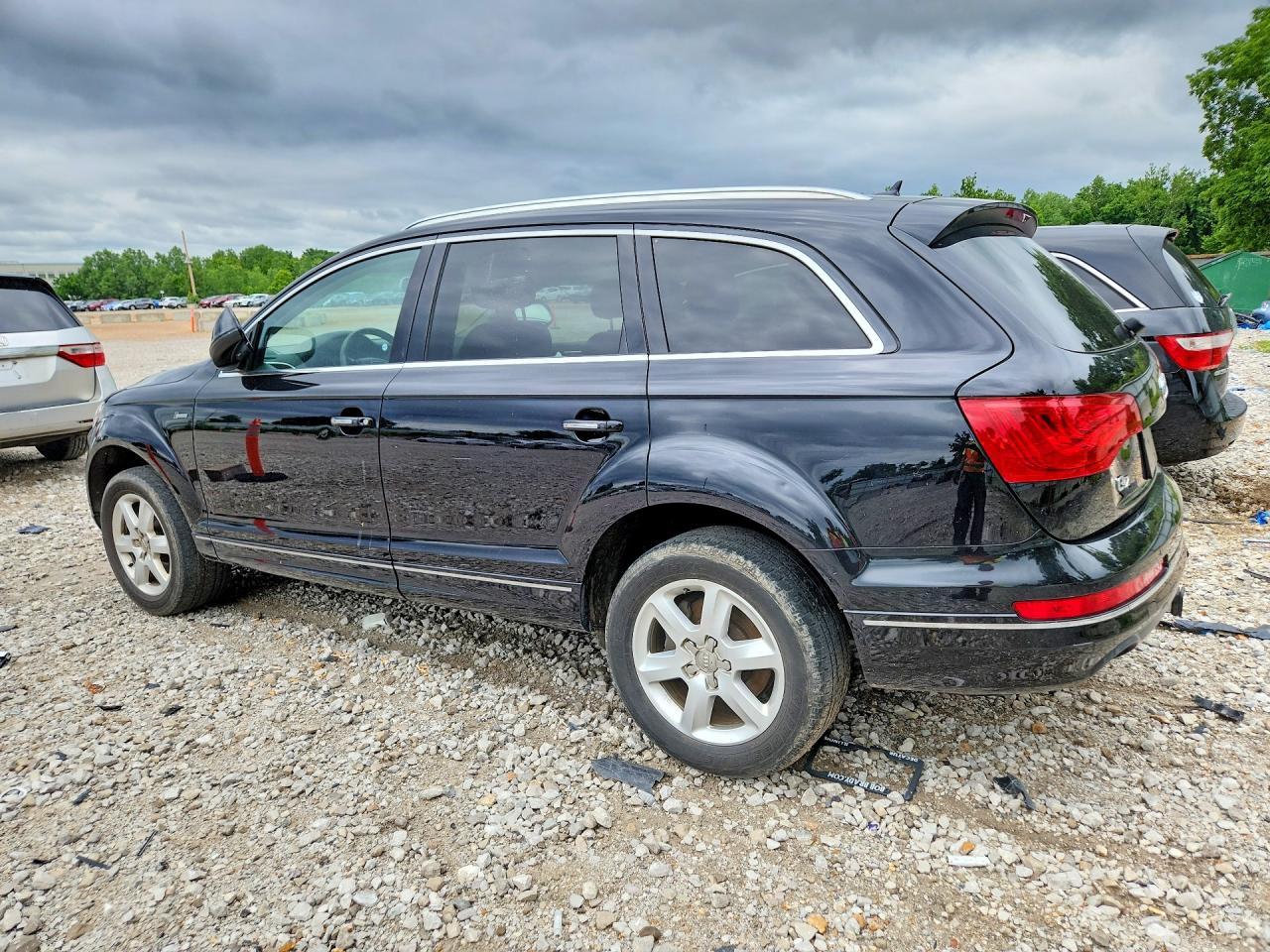 2015 Audi Q7 Premium Plus Black vin: WA1LGAFE1FD001221
