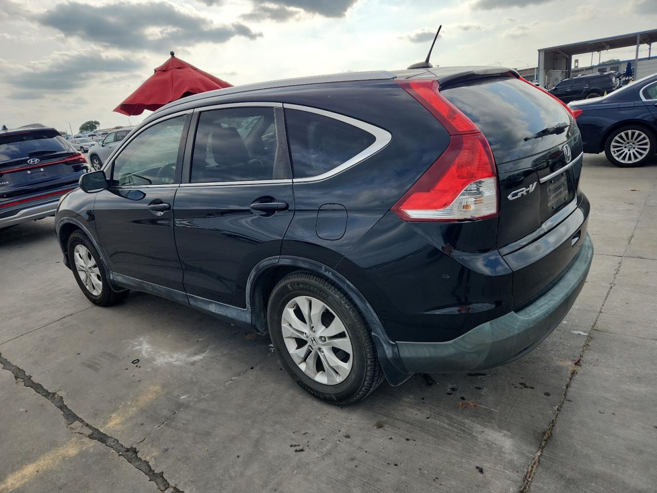 2012 Honda Cr-v Exl Black vin: JHLRM3H77CC006902