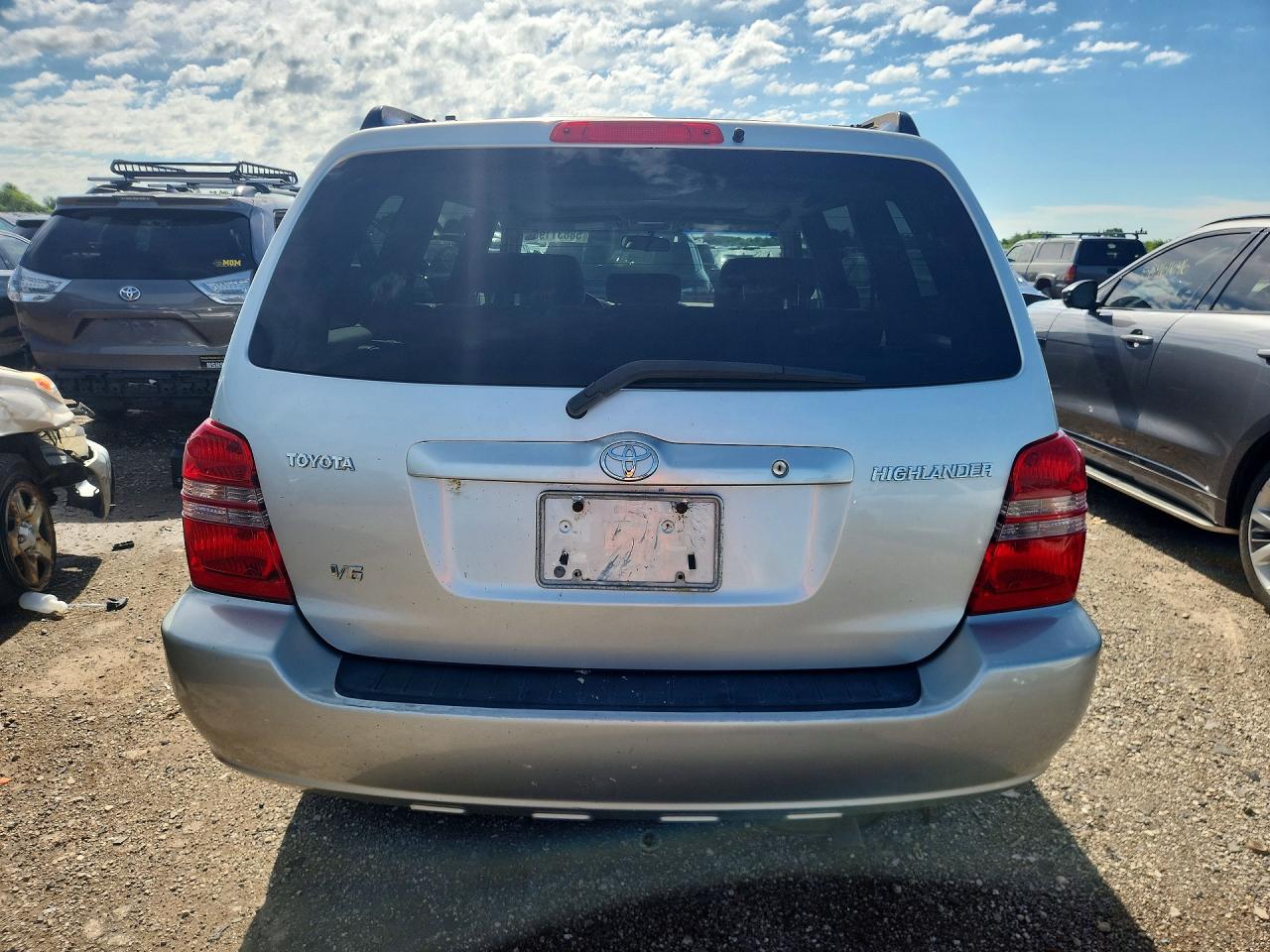 2003 Toyota Highlander Limited Silver vin: JTEGF21A130112144
