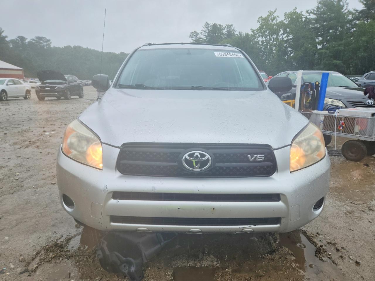 2007 Toyota Rav4 Base Silver vin: JTMBK33V976012487