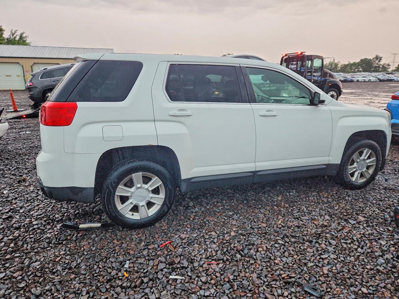 2013 Gmc Terrain Sle White vin: 2GKALMEK8D6398069