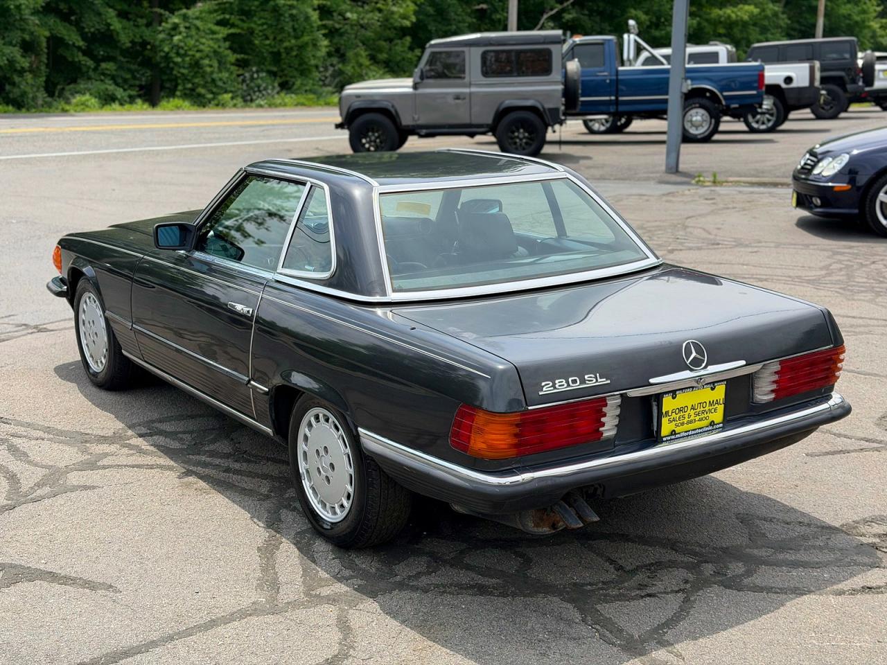 1985 Mercedes-benz 280 Sl Gray vin: WDB1070421A025219