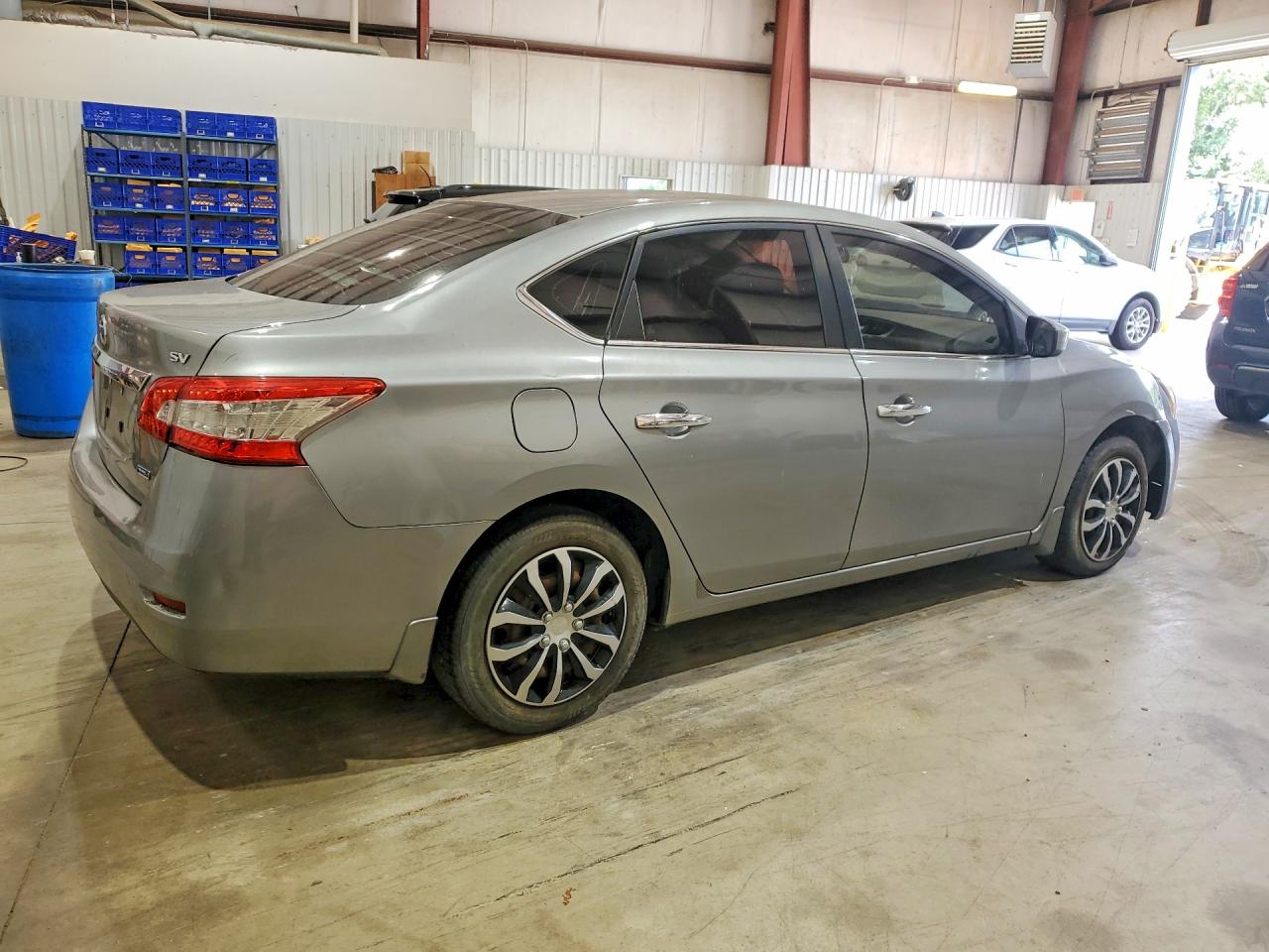 2014 Nissan Sentra Sv Gray vin: 3N1AB7AP7EY218777