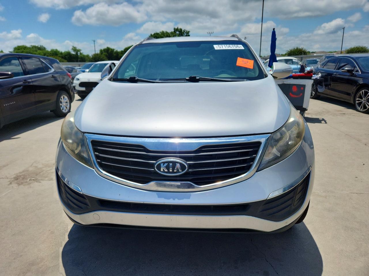 2012 Kia Sportage Lx Gray vin: KNDPB3A28C7261057