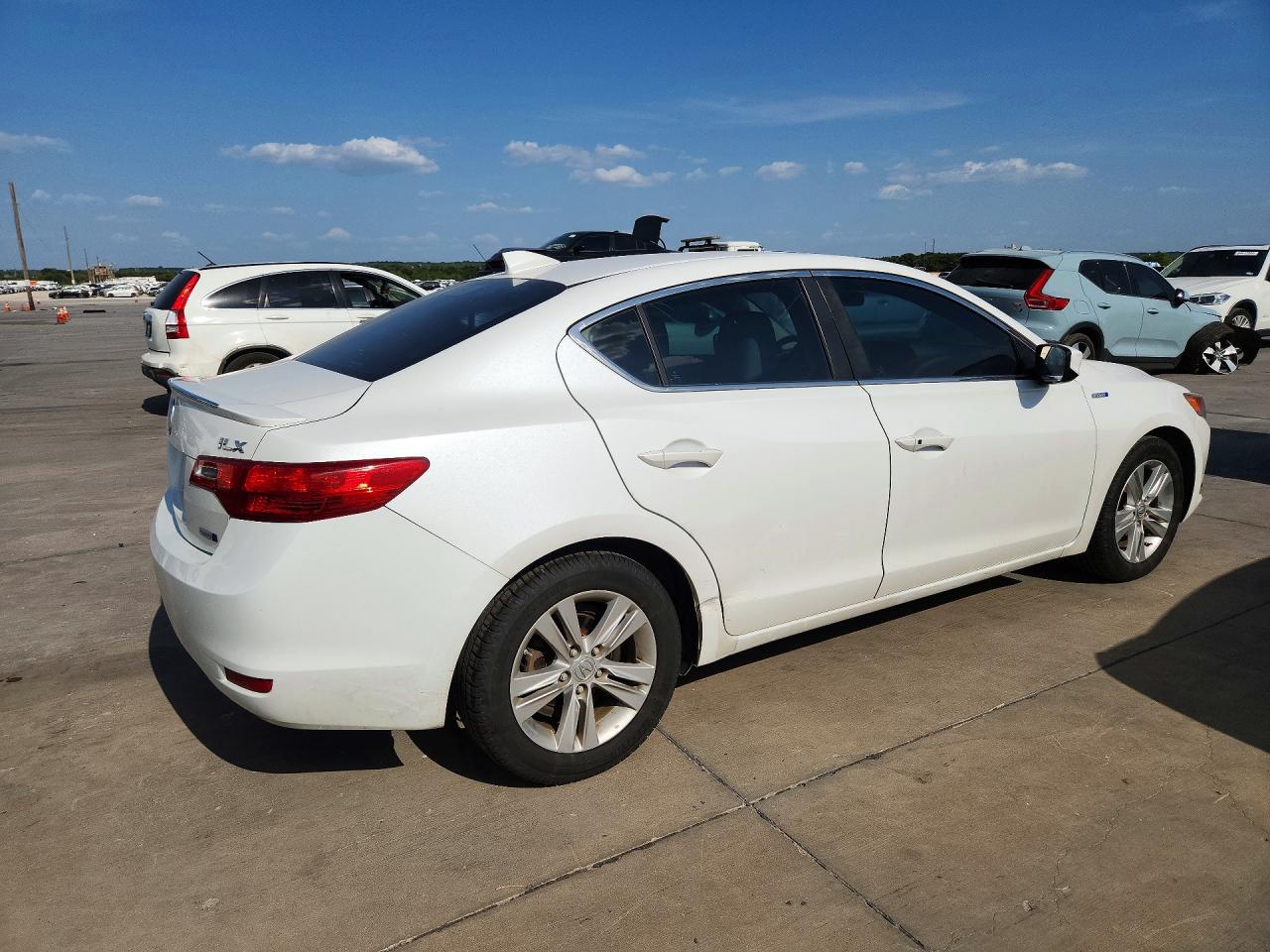 2013 Acura Ilx Hybrid Tech White vin: 19VDE3F70DE301964