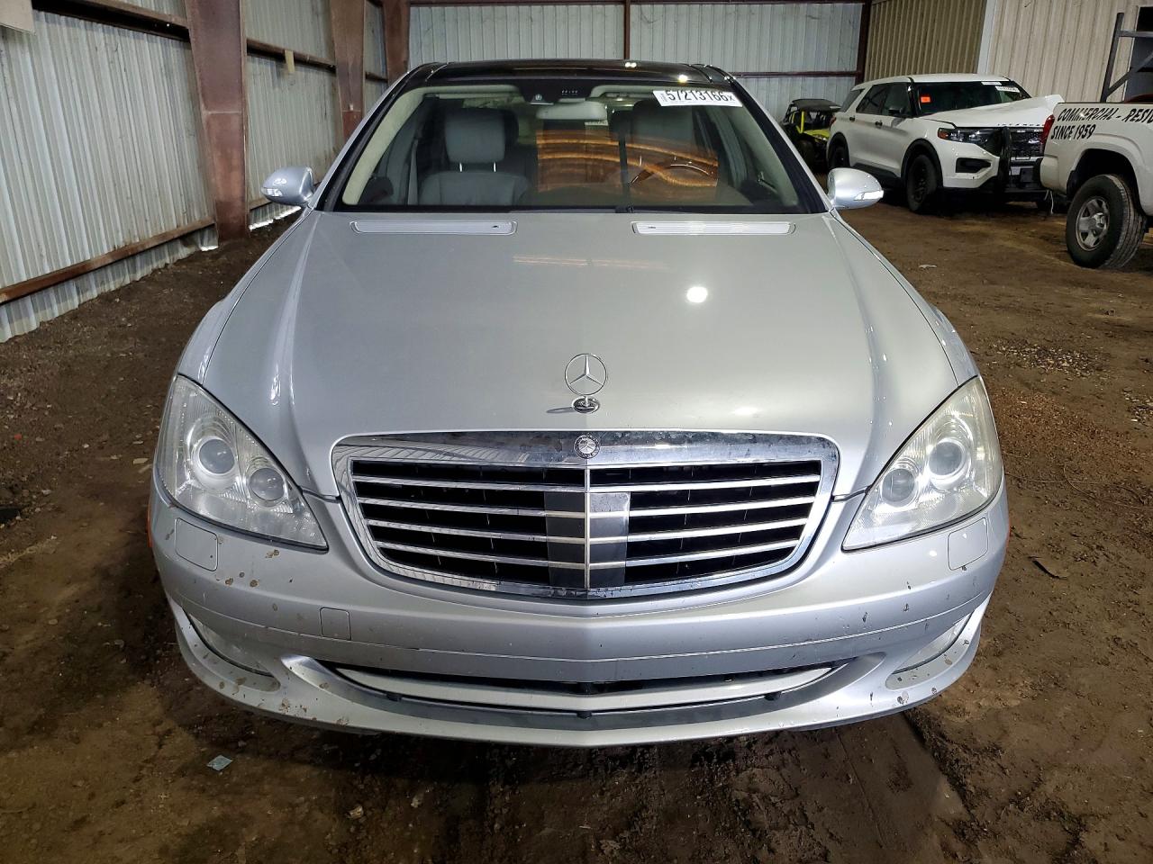 2007 Mercedes-benz S 600 Silver vin: WDDNG76X87A089759