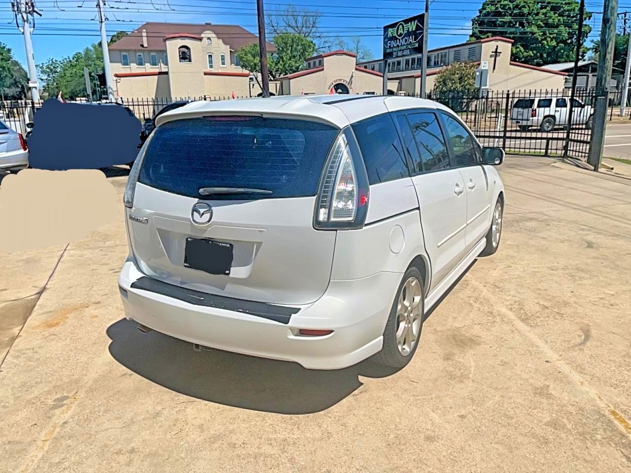2008 Mazda 5 White vin: JM1CR293780318771