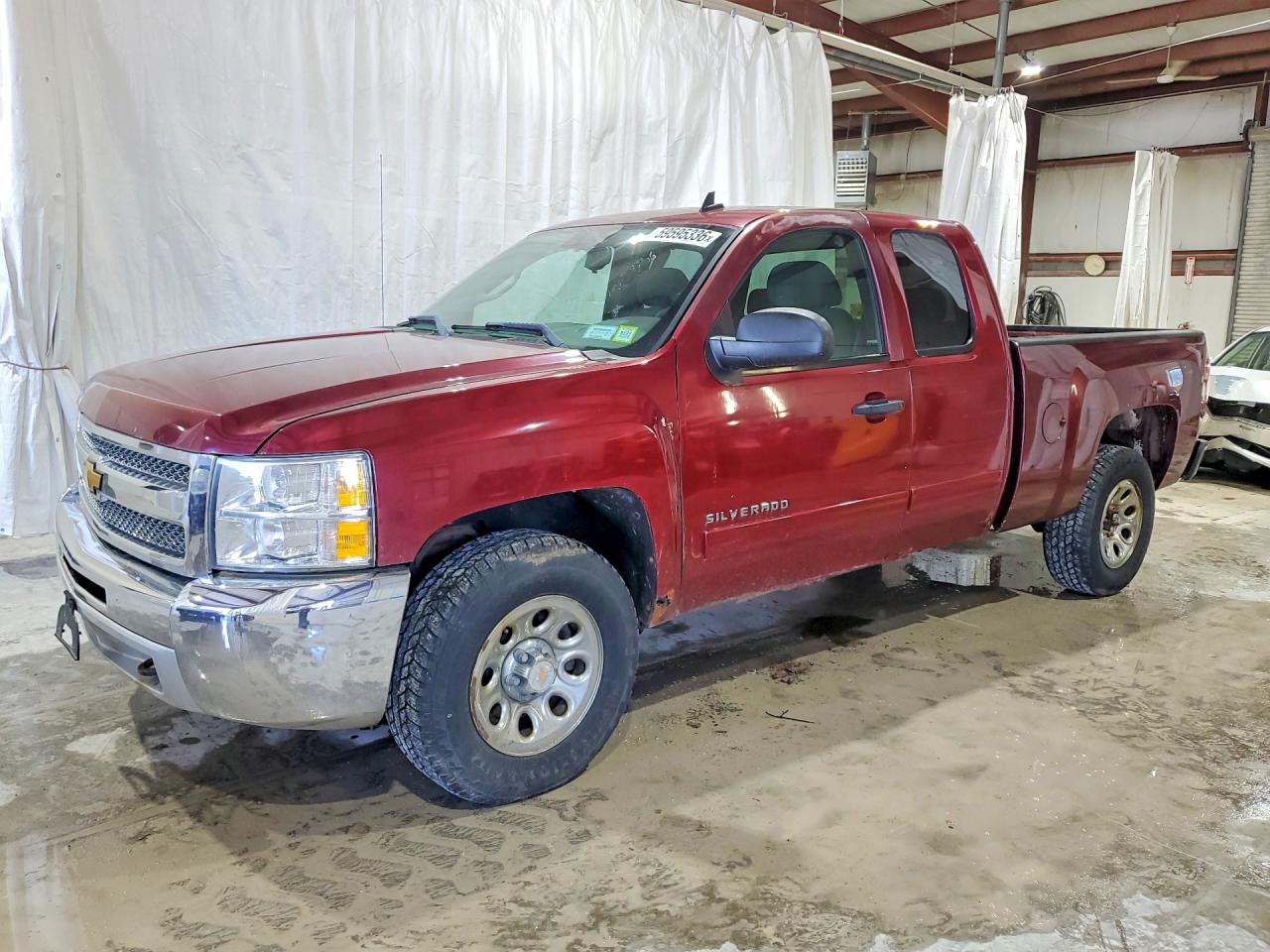 2013 Chevrolet Silverado K1500 Ls Red vin: 1GCRKREA6DZ169030