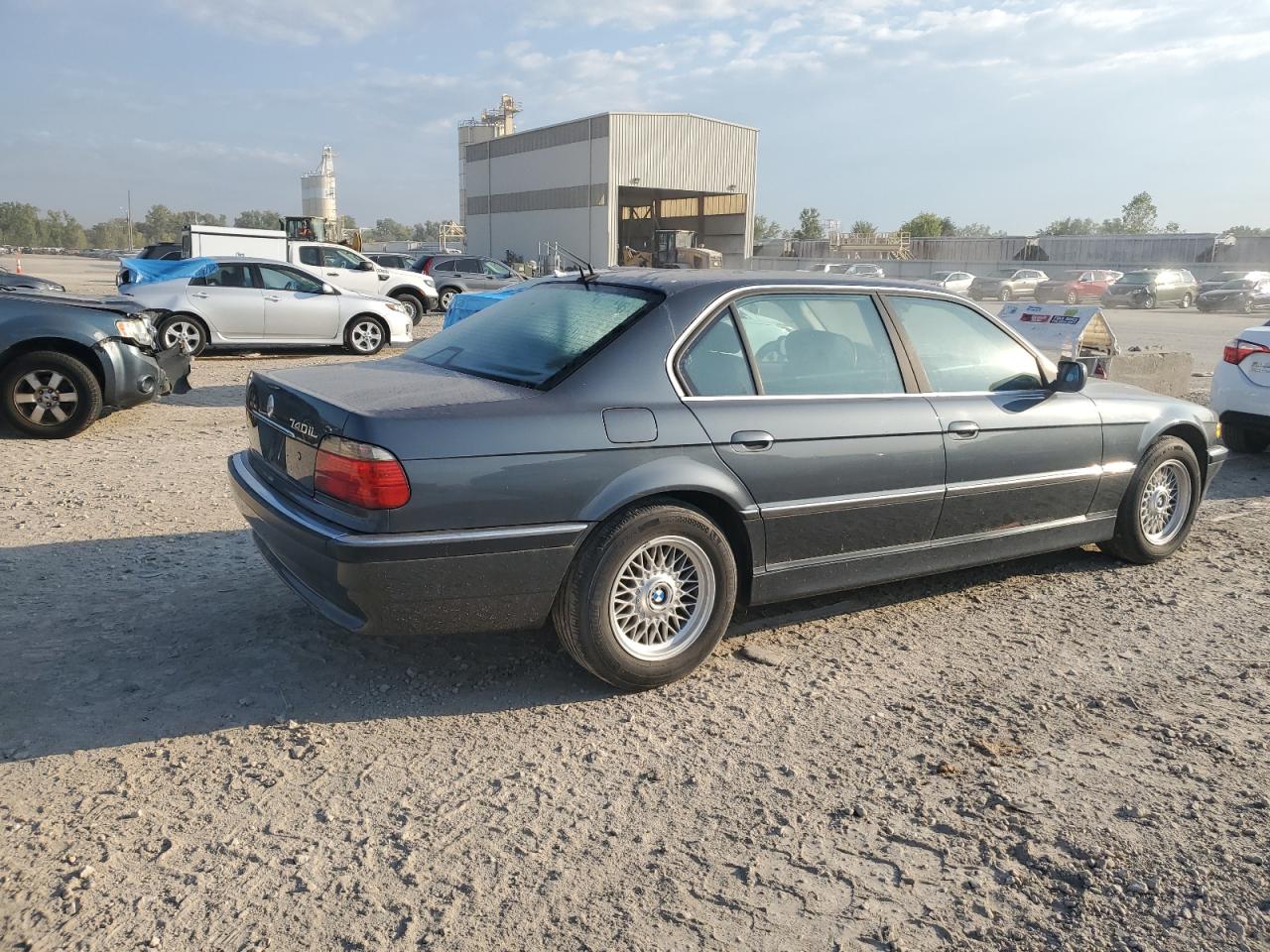 2001 Bmw 740 Il Синий vin: WBAGH83431DP28066