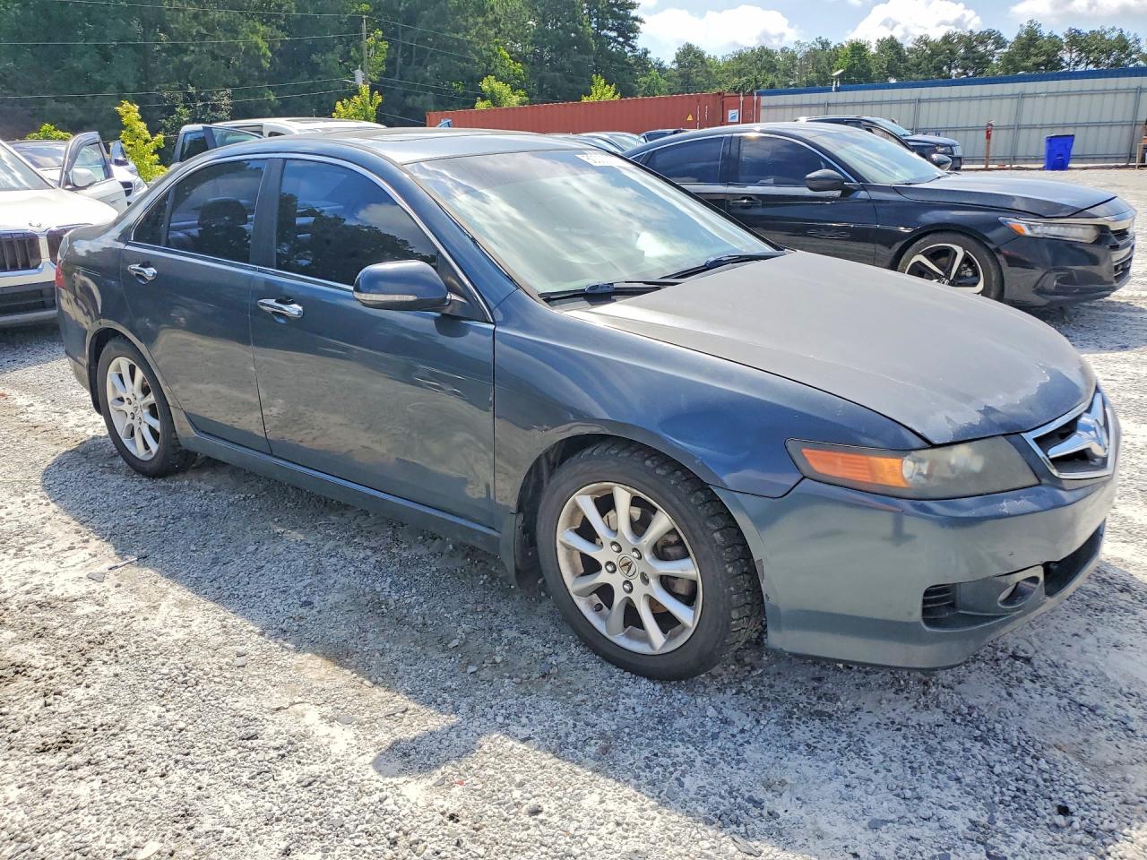 2007 Acura Tsx Gray vin: JH4CL96957C019536