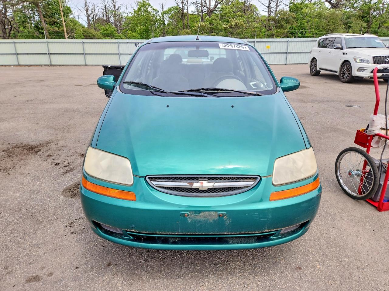 2004 Chevrolet Aveo Green vin: KL1TD52684B208662