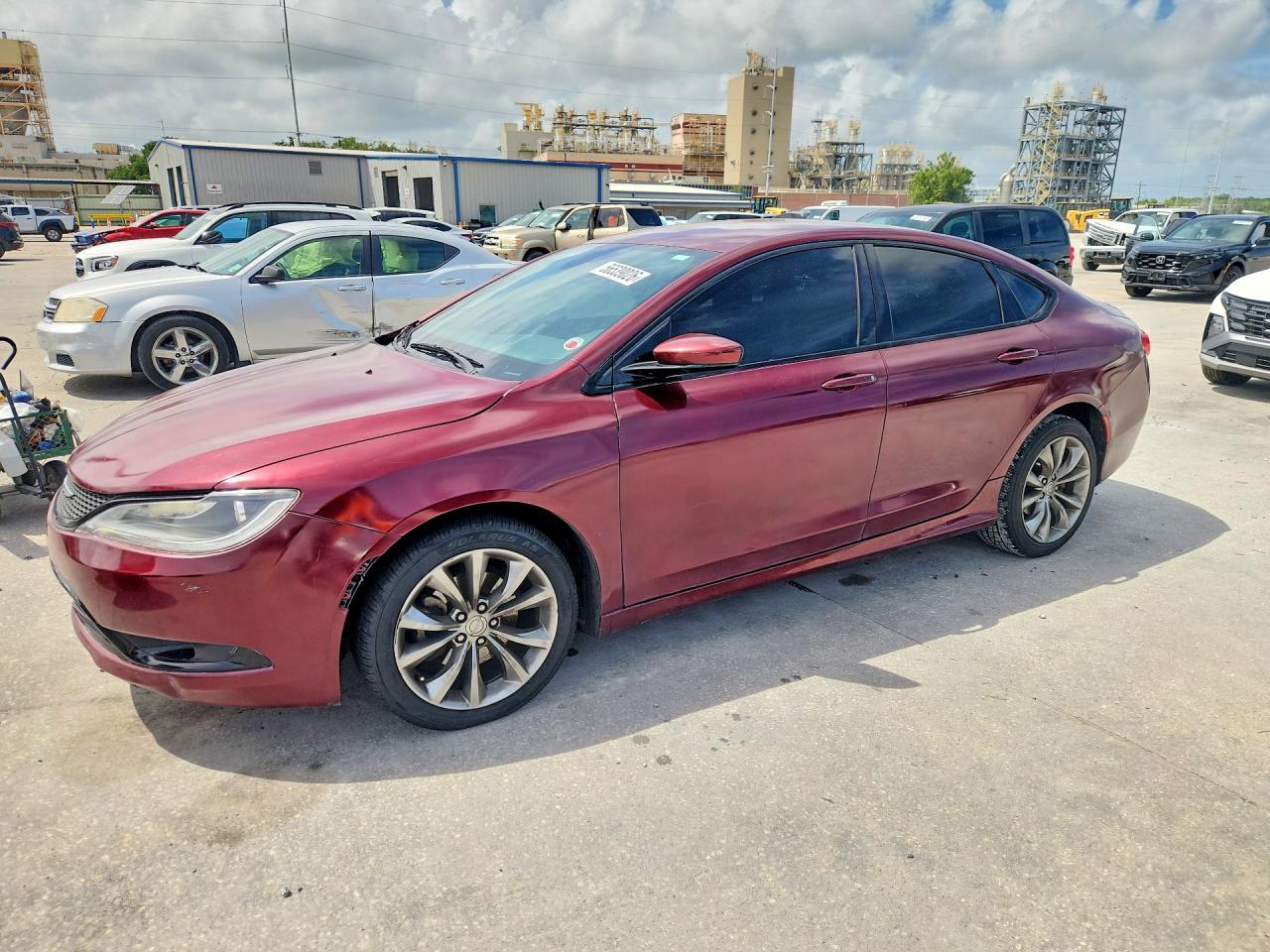 2015 Chrysler 200 S Maroon vin: 1C3CCCBB2FN585393