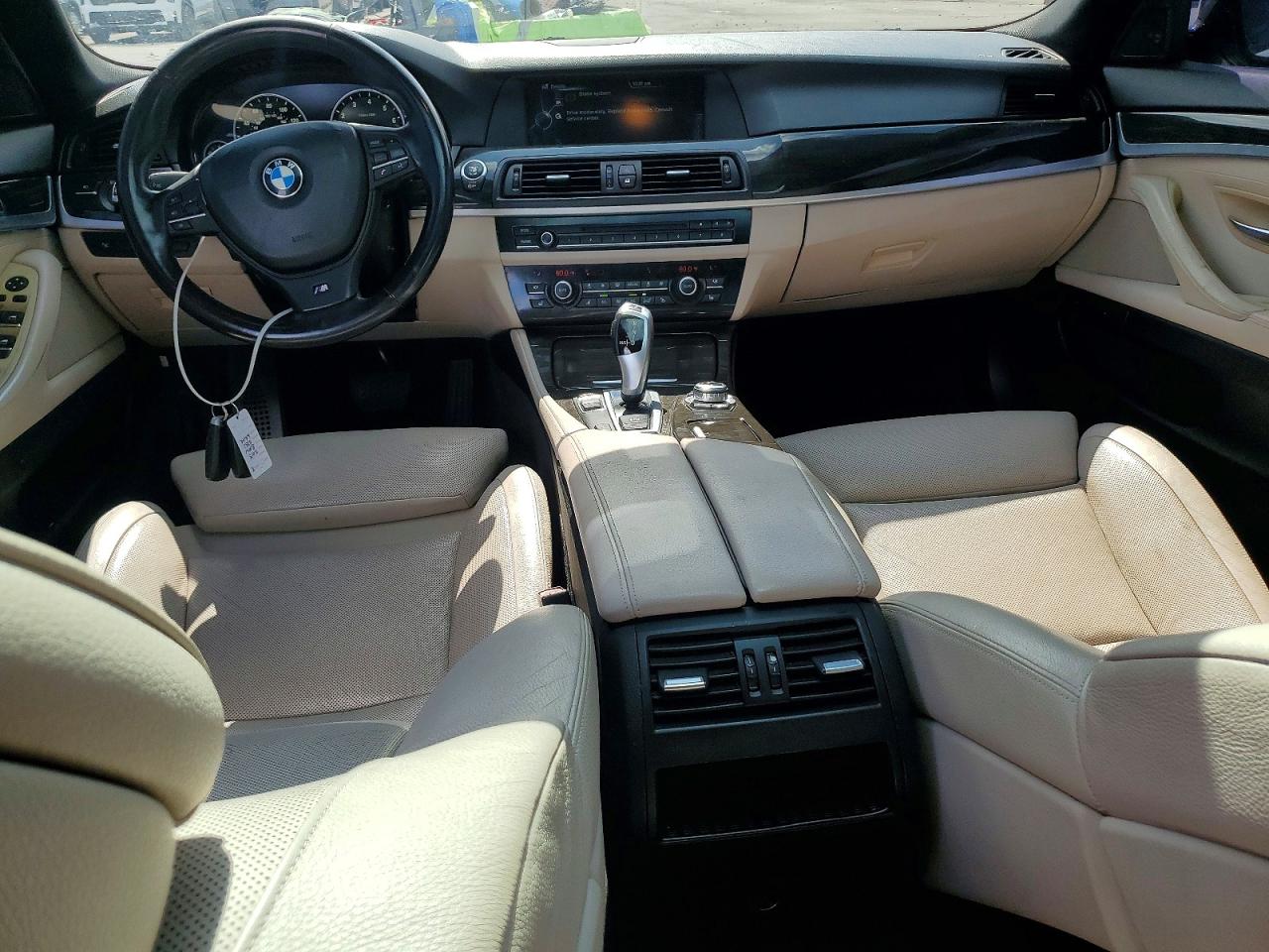 2013 Bmw 535 Xi White vin: WBAFU7C51DDU68068