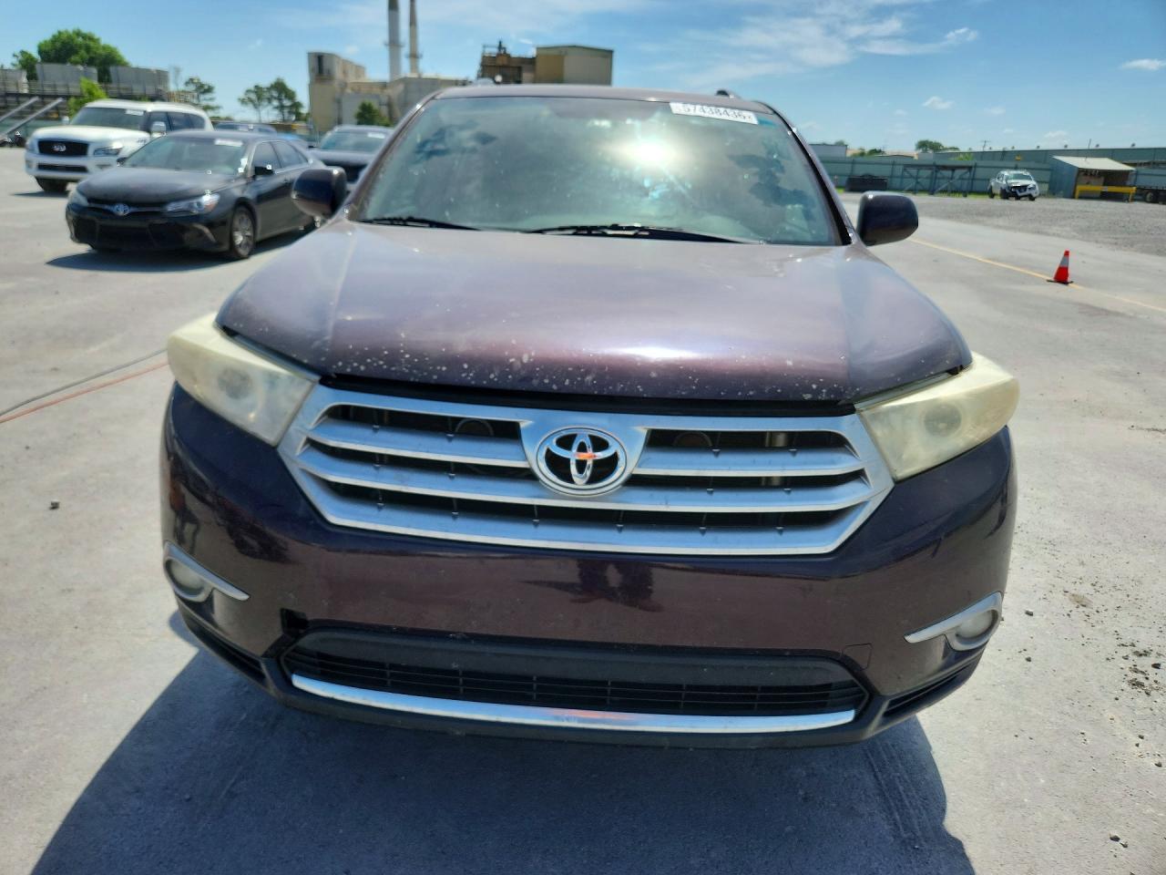 2011 Toyota Highlander Se Burgundy vin: 5TDZK3EH7BS036463