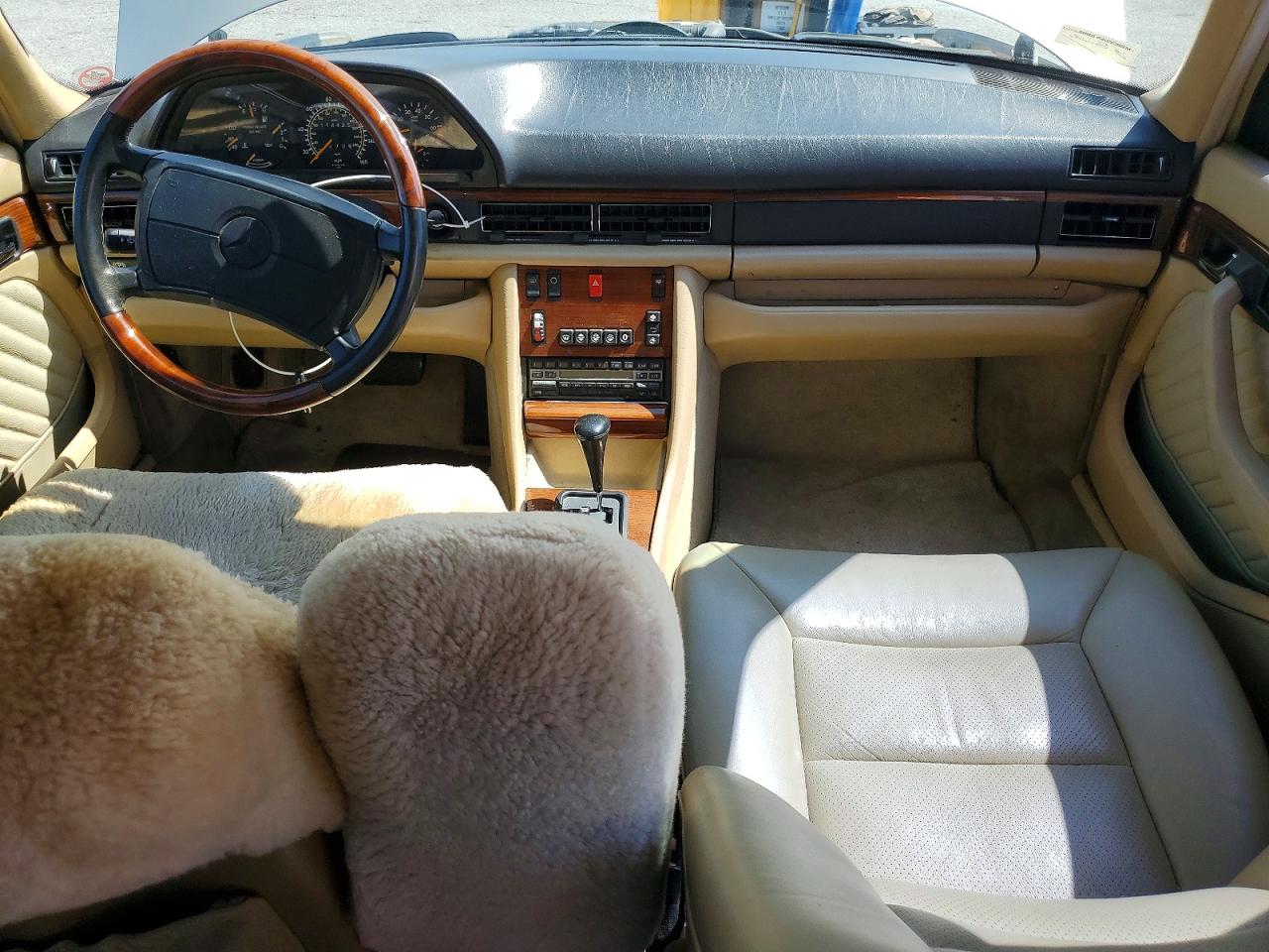 1991 Mercedes-benz 420 Sel Кремовый vin: WDBCA35E5MA606716