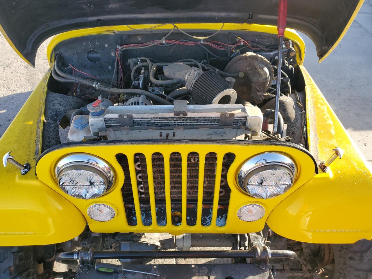1970 Jeep Cj5 Желтый vin: 8305017362508