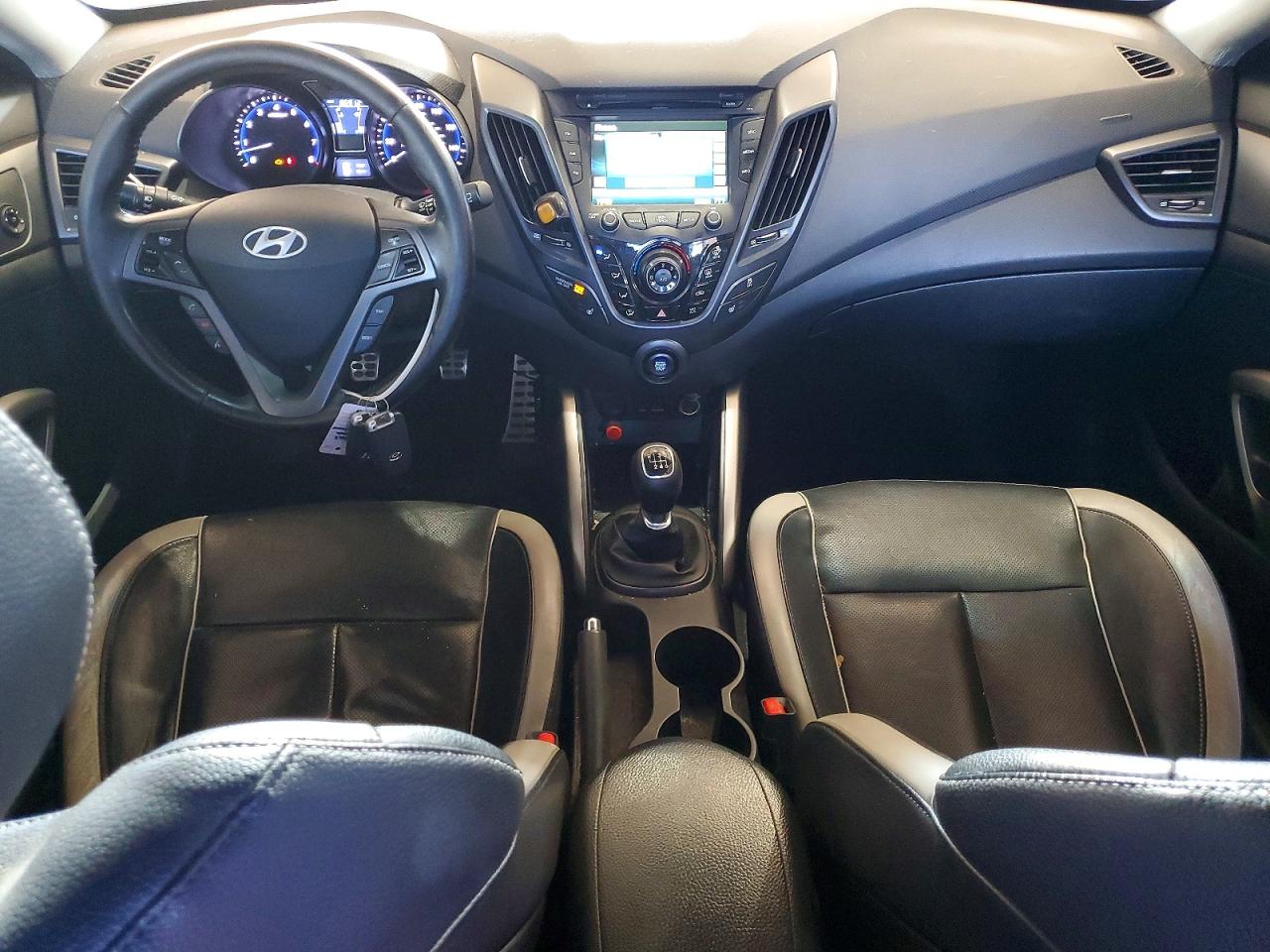 2013 Hyundai Veloster Turbo Orange vin: KMHTC6AE7DU143328