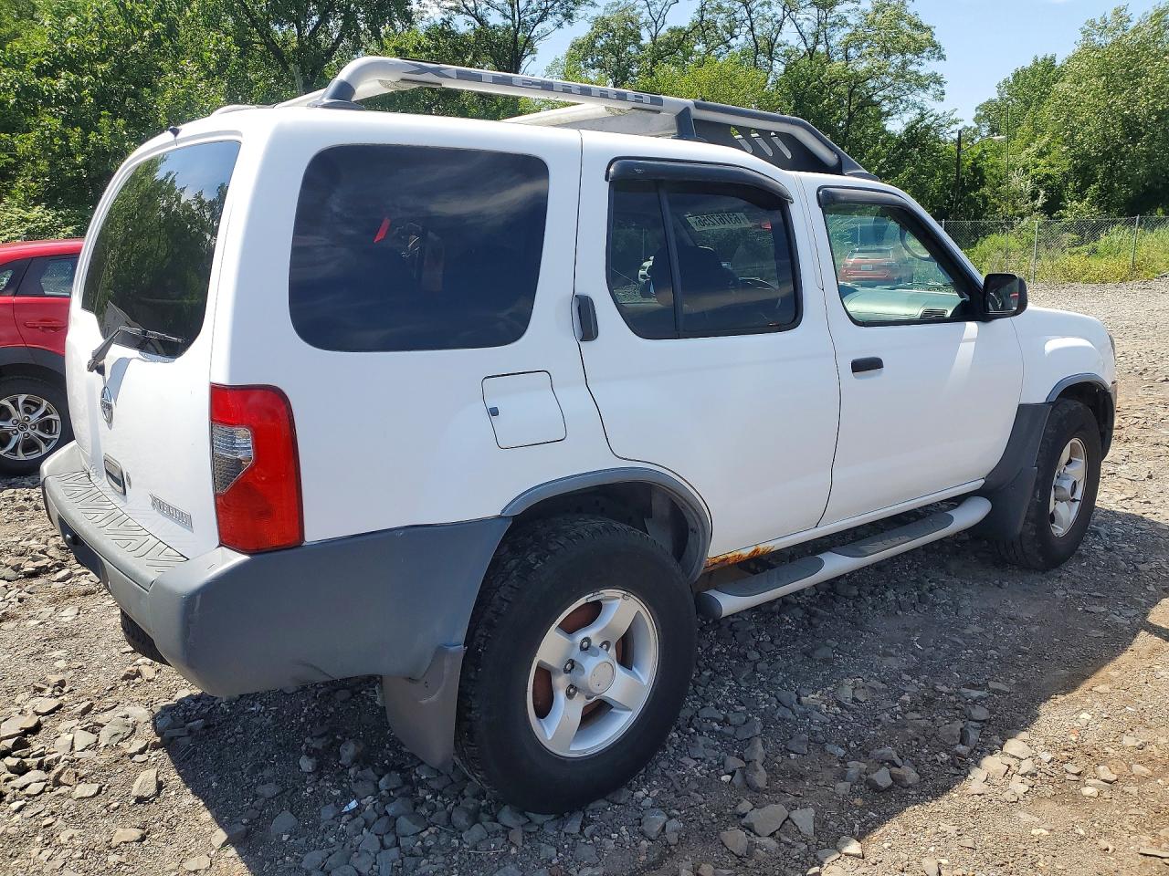 2004 Nissan Xterra Xe White vin: 5N1ED28Y14C613048