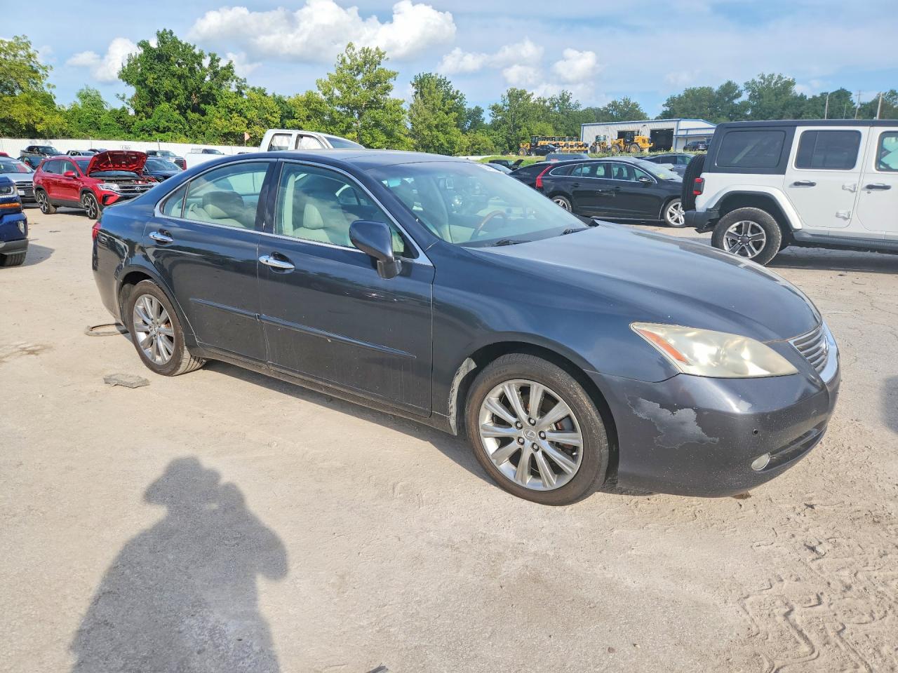 2009 Lexus Es 350 Gray vin: JTHBJ46G192341439