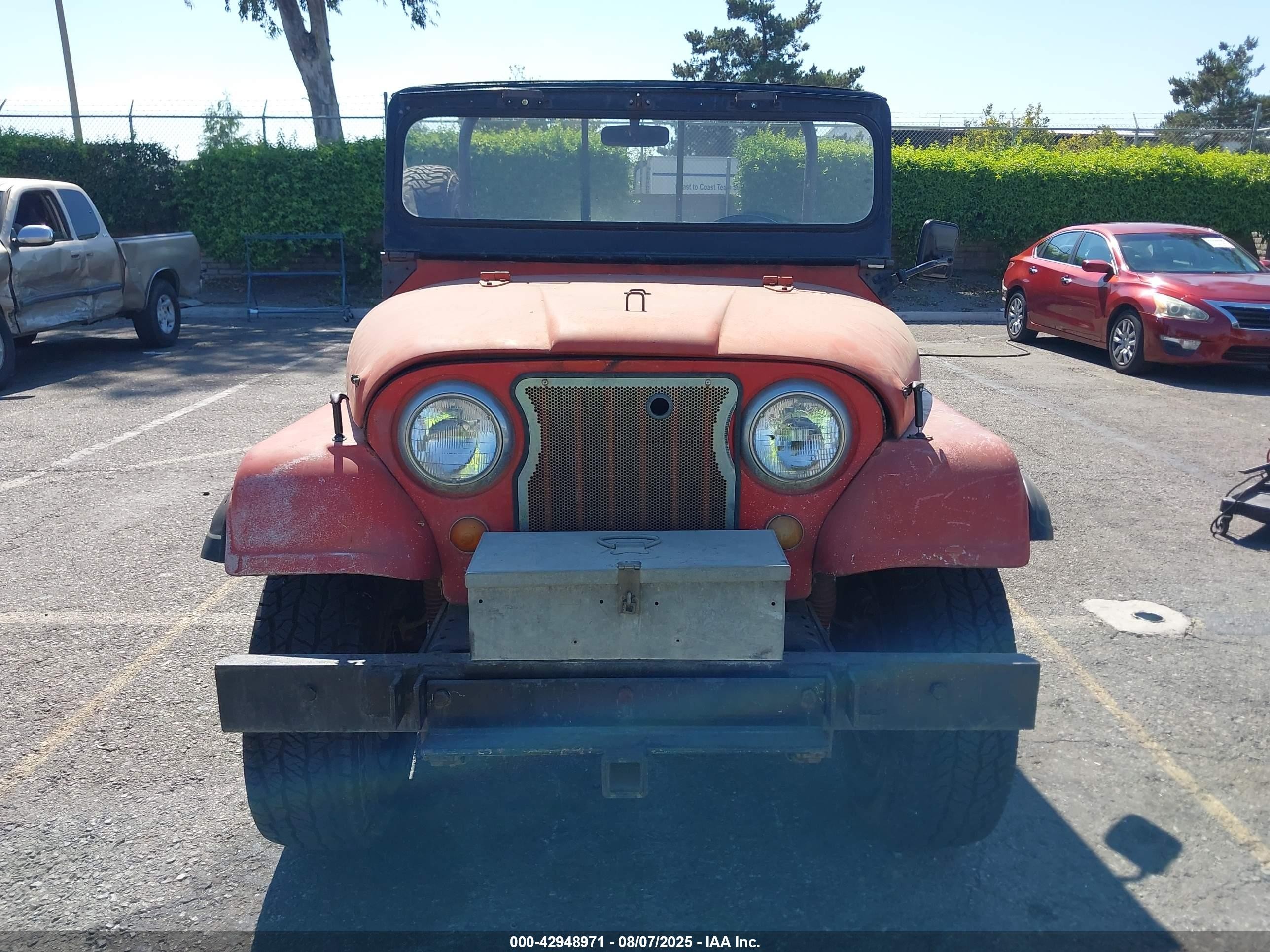 1967 Jeep Cj-5   Красный vin: 8305AS225061     