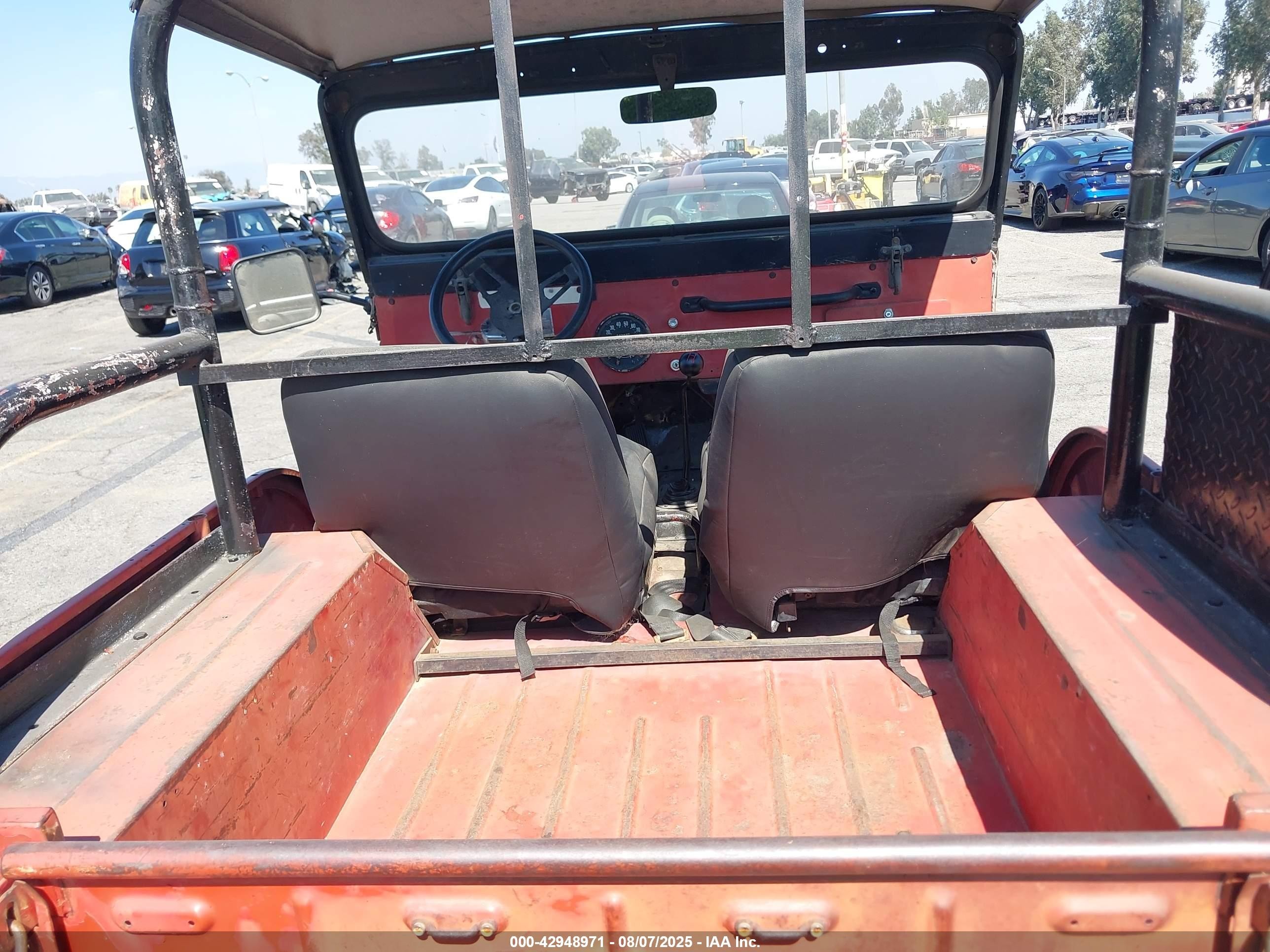 1967 Jeep Cj-5   Красный vin: 8305AS225061     