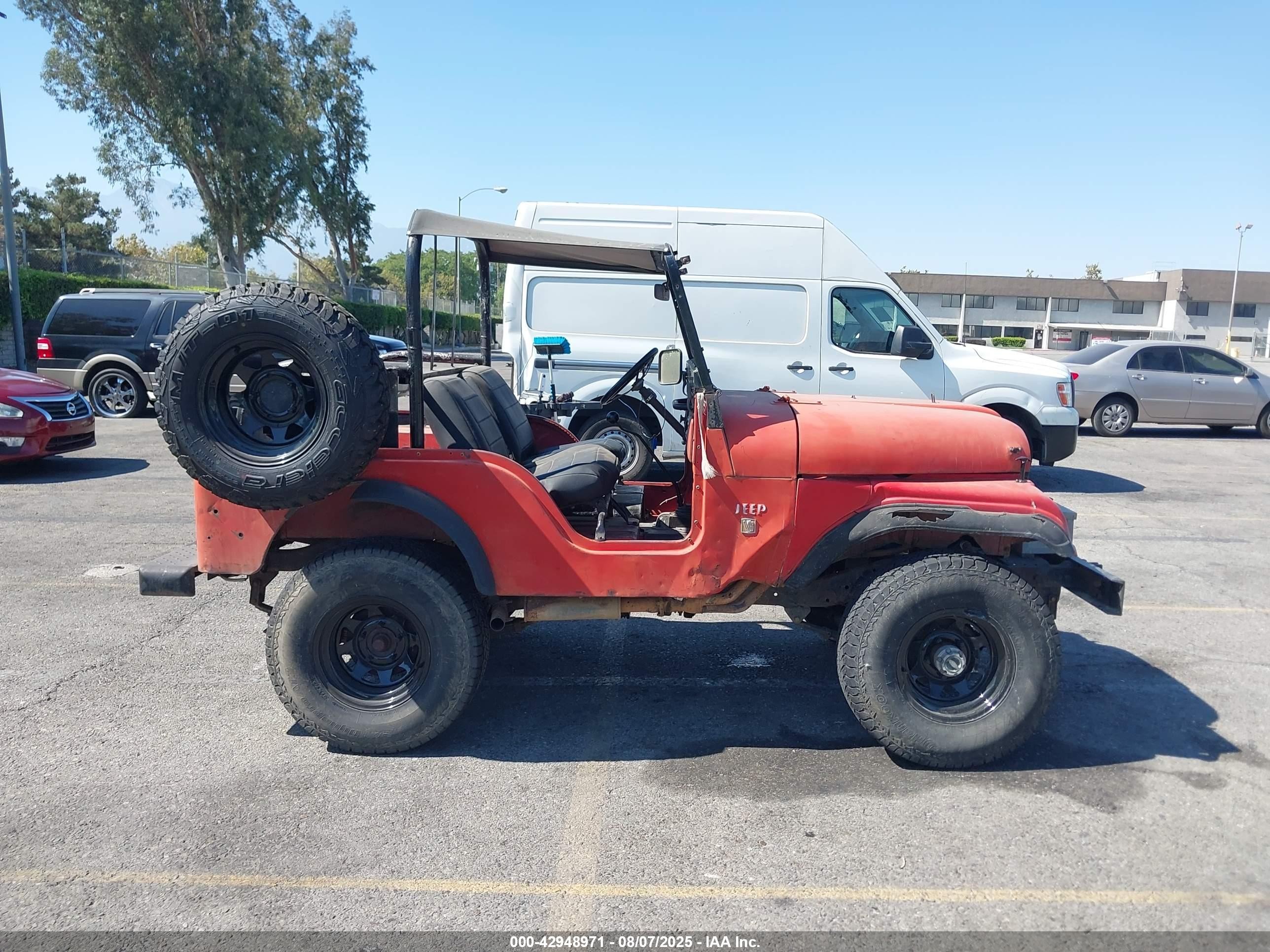 1967 Jeep Cj-5   Красный vin: 8305AS225061     