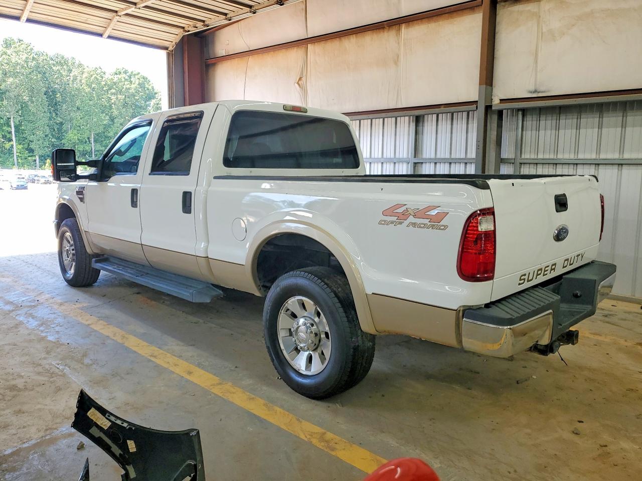 2009 Ford F250 Super Duty White vin: 1FTSW21R39EA62265
