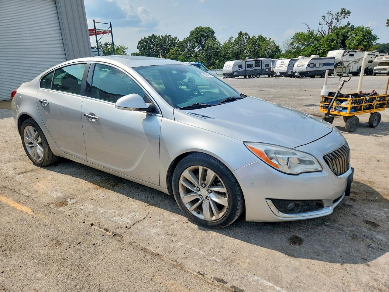 2014 Buick Regal Premium Silver vin: 2G4GN5EX7E9176488