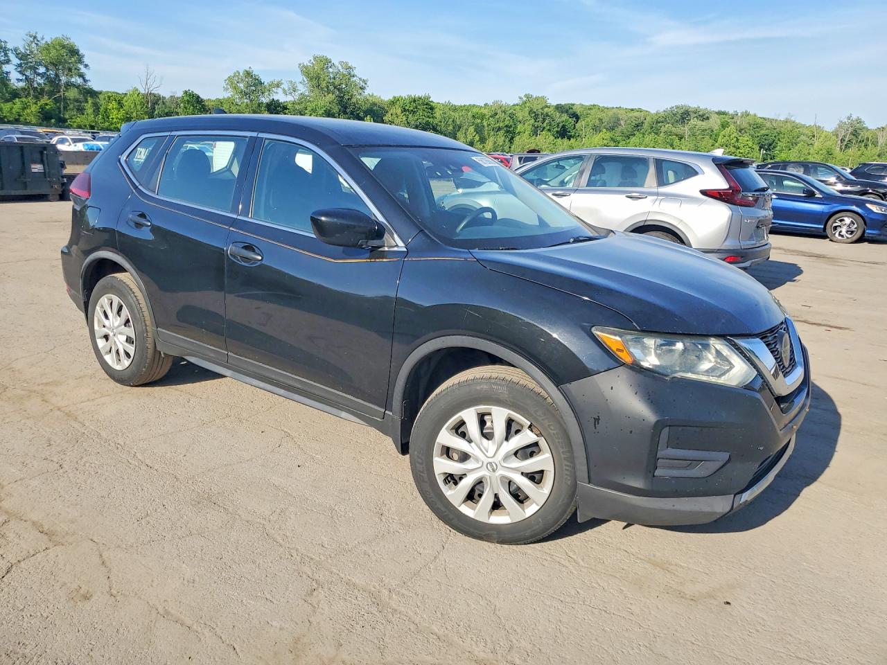 2019 Nissan Rogue S Black vin: KNMAT2MV5KP504096