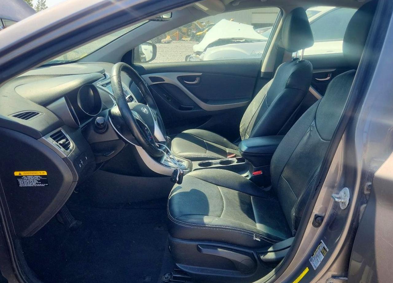 2012 Hyundai Elantra Limited Gray vin: 5NPDH4AE9CH119121