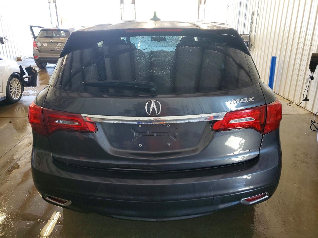 2014 Acura Mdx Gray vin: 5FRYD4H26EB016442