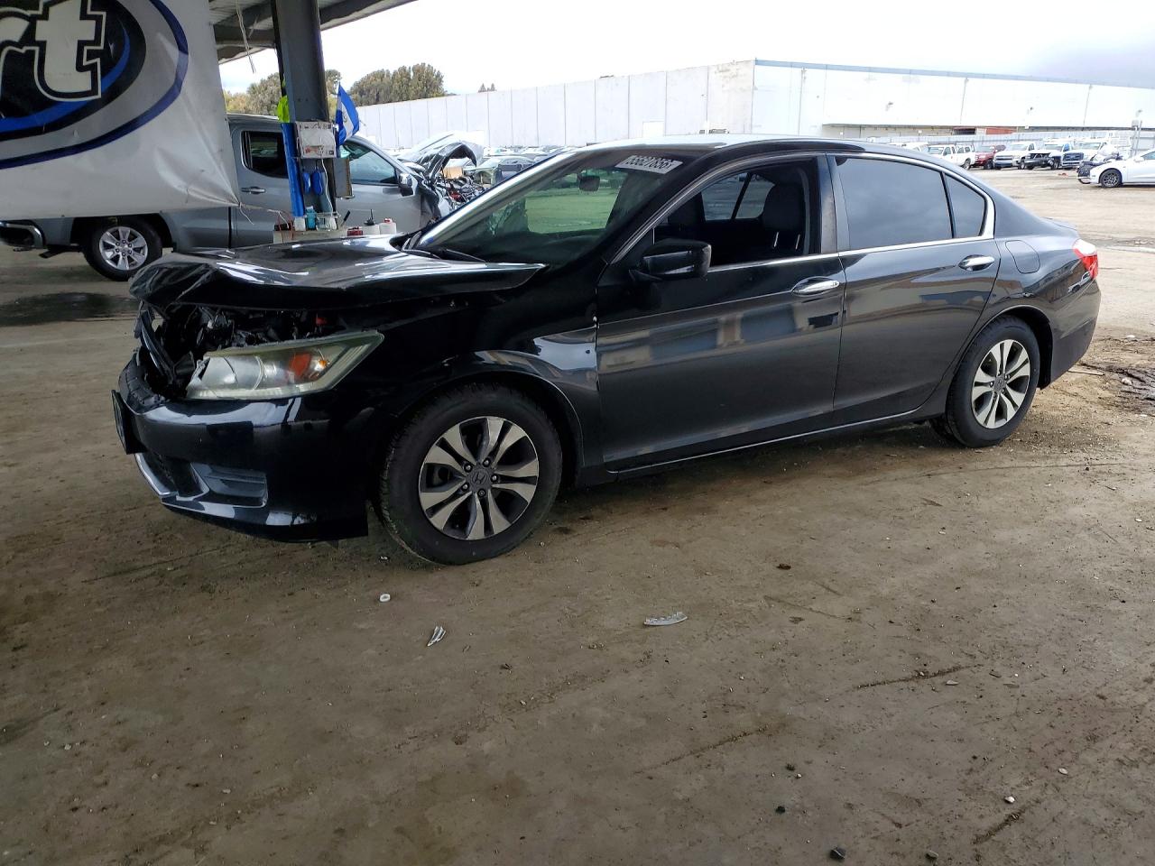 2015 Honda Accord Lx Black vin: 1HGCR2F37FA163815