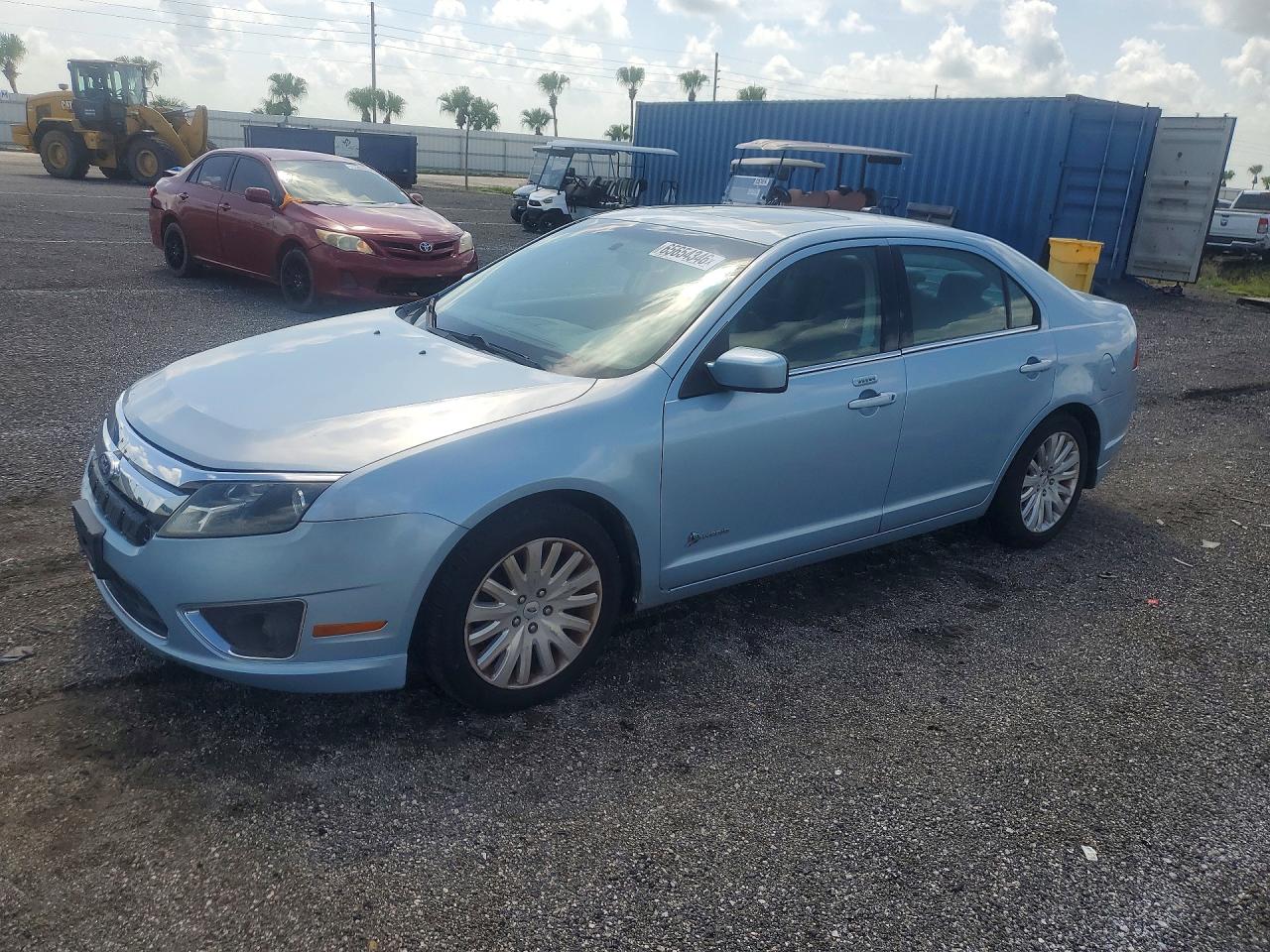 2010 Ford Fusion Hybrid Turquoise vin: 3FADP0L33AR298344