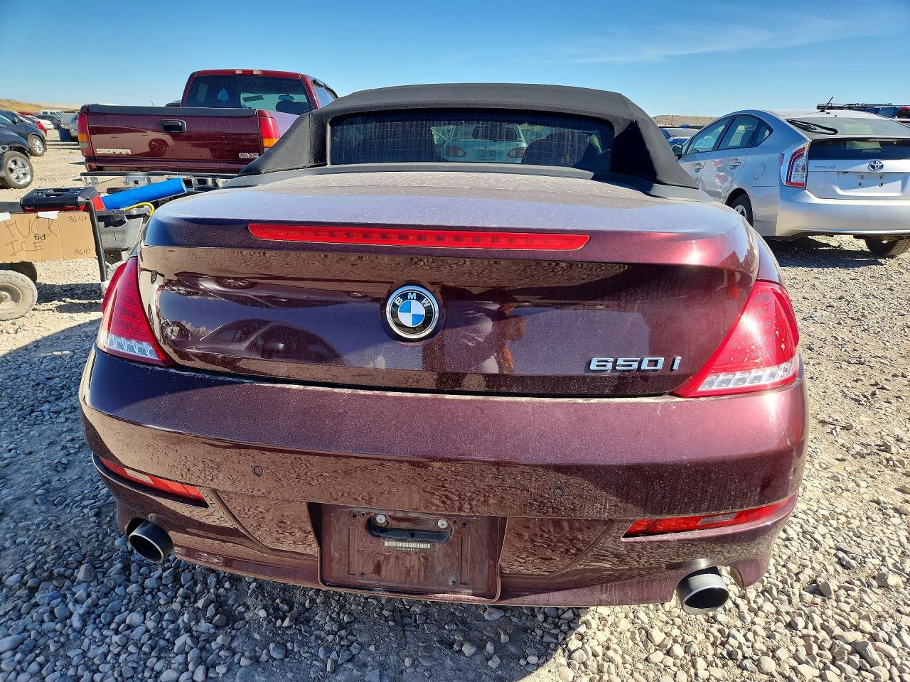 2008 Bmw 650 I Burgundy vin: WBAEB53548CX61142