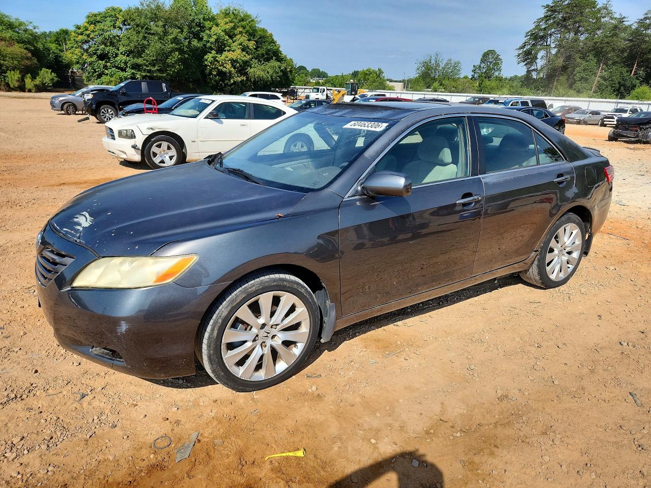 2007 Toyota Camry Le V6 Gray vin: JTNBK46K073021518