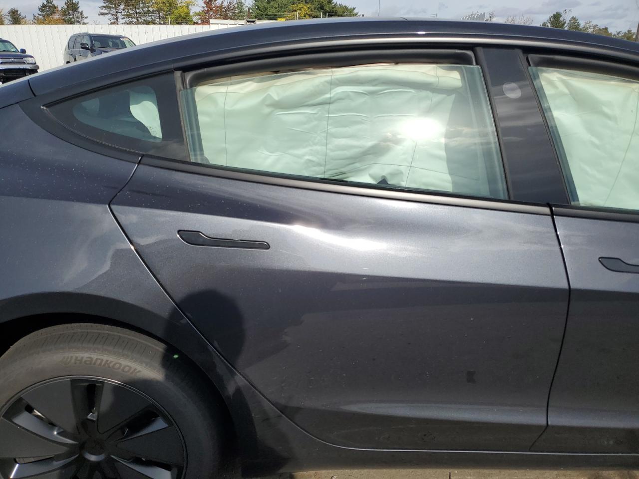 2024 Tesla Model 3 Серый vin: 5YJ3E1EB7RF740240